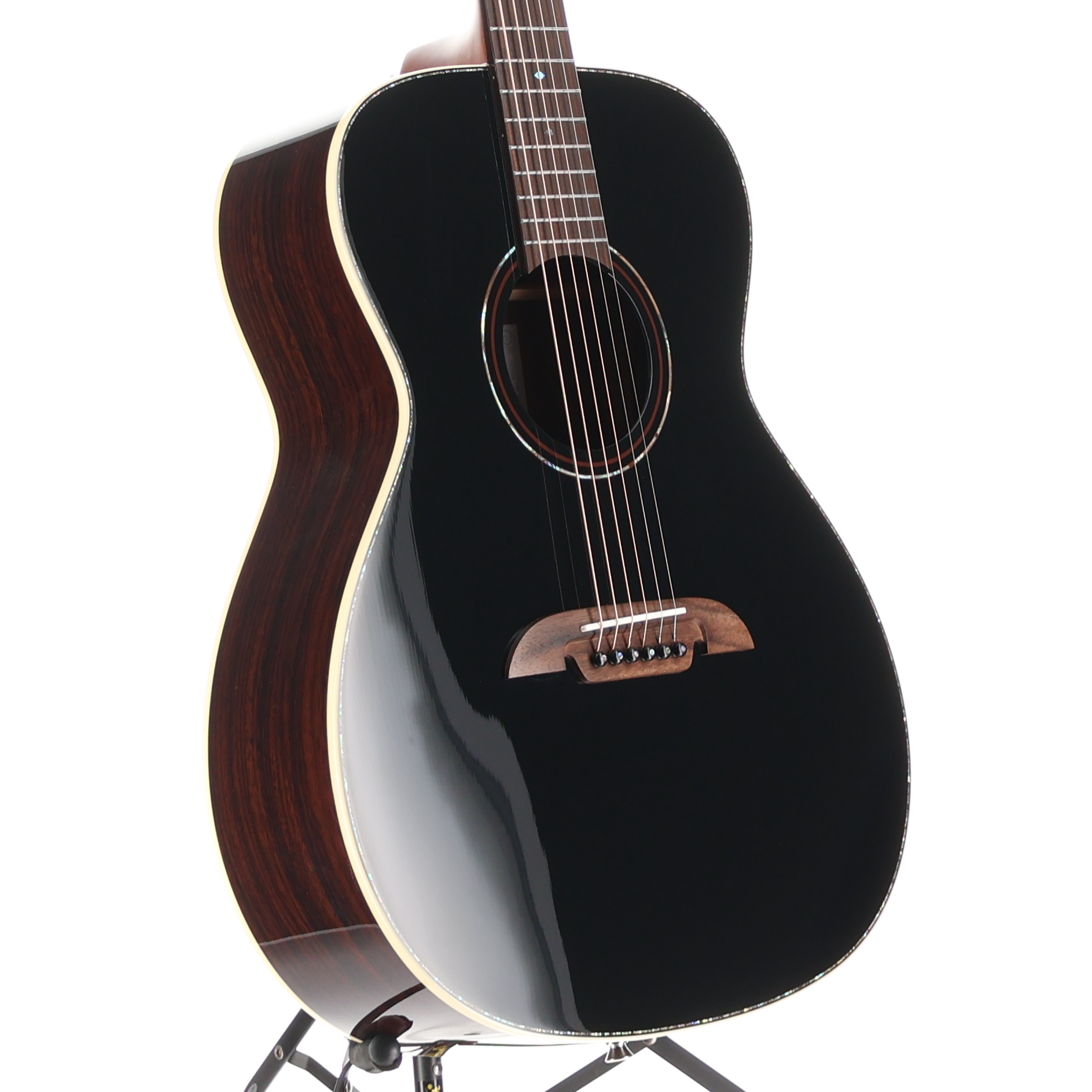 Alvarez Masterworks OM Limited 60th Diamond Anniversary - Black Top (V12) (09024)