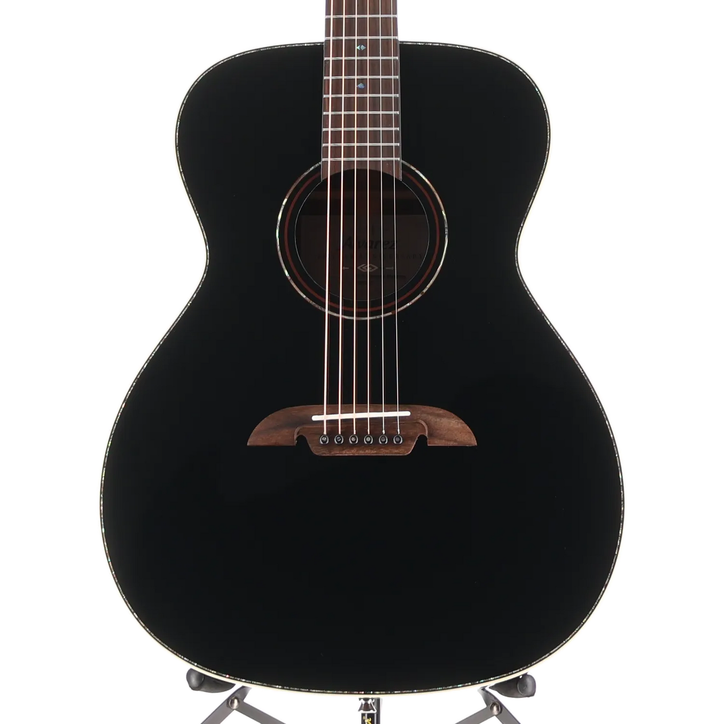 Alvarez Masterworks OM Limited 60th Diamond Anniversary - Black Top (V12) (09024)