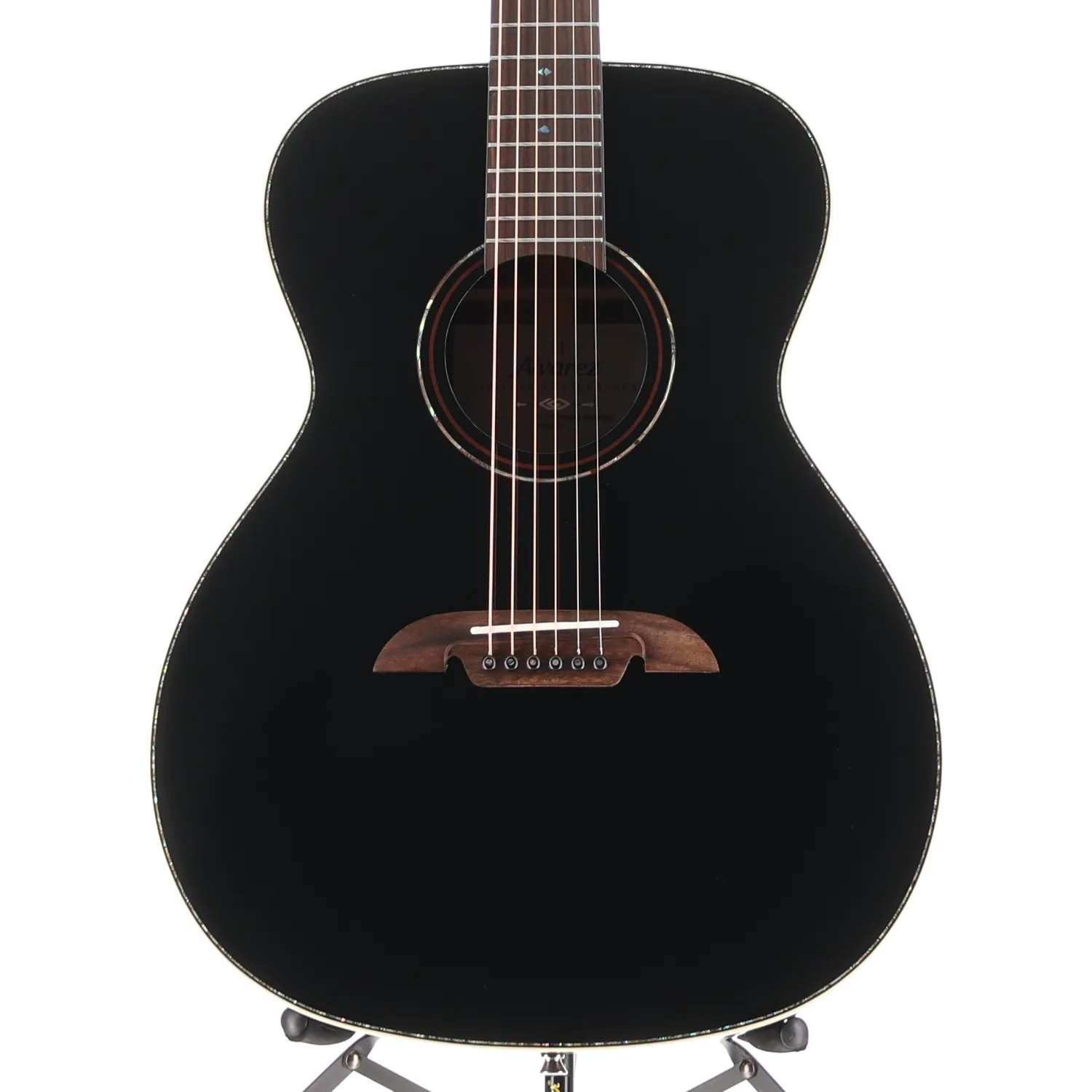 Alvarez Masterworks OM Limited 60th Diamond Anniversary - Black Top (V12) (09024)