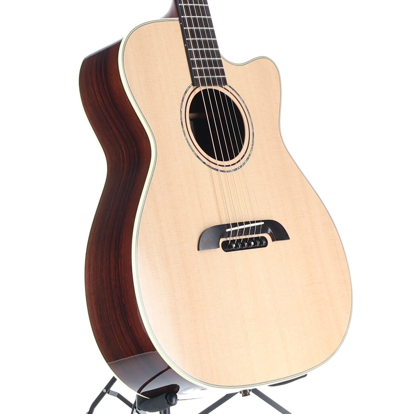 Alvarez Yairi Masterworks A/E Folk/OM Cutaway - Natural, Plays Great (RC1) (99018)