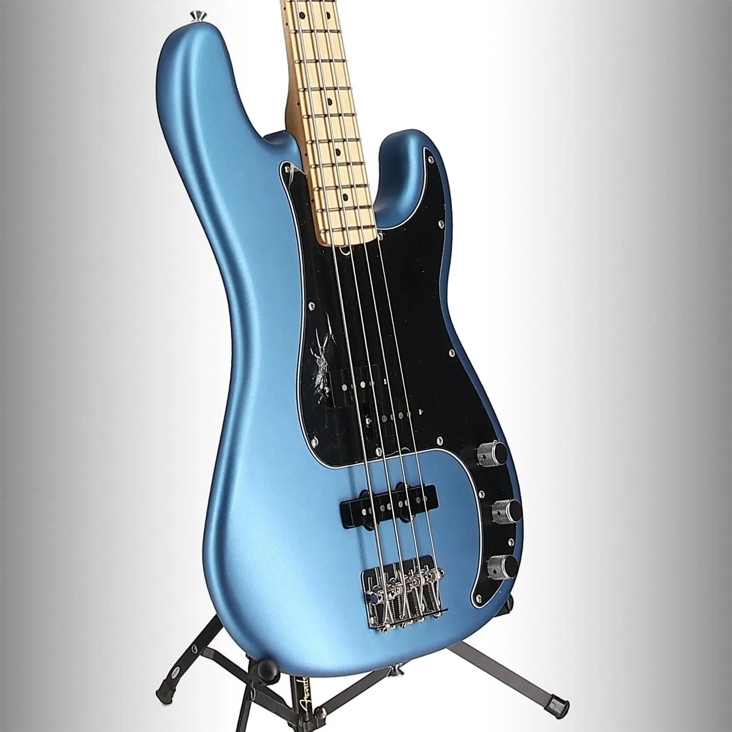 American Performer Precision Bass, Maple Fingerboard, Satin Lake Placid Blue (W8) (01081)