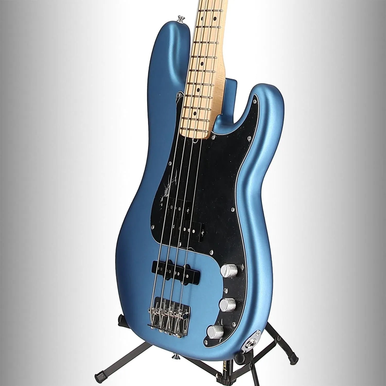 American Performer Precision Bass, Maple Fingerboard, Satin Lake Placid Blue (W8) (01081)