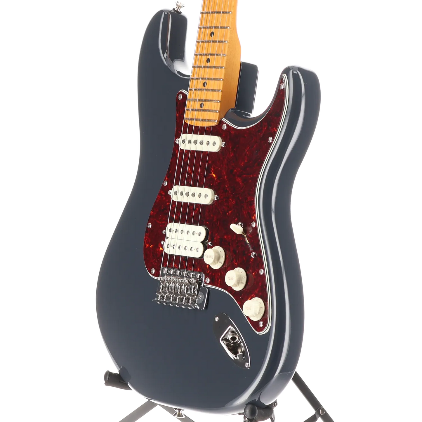 American Professional Classic Stratocaster® HSS, Maple Fingerboard, Faded Black (W12) (92043)