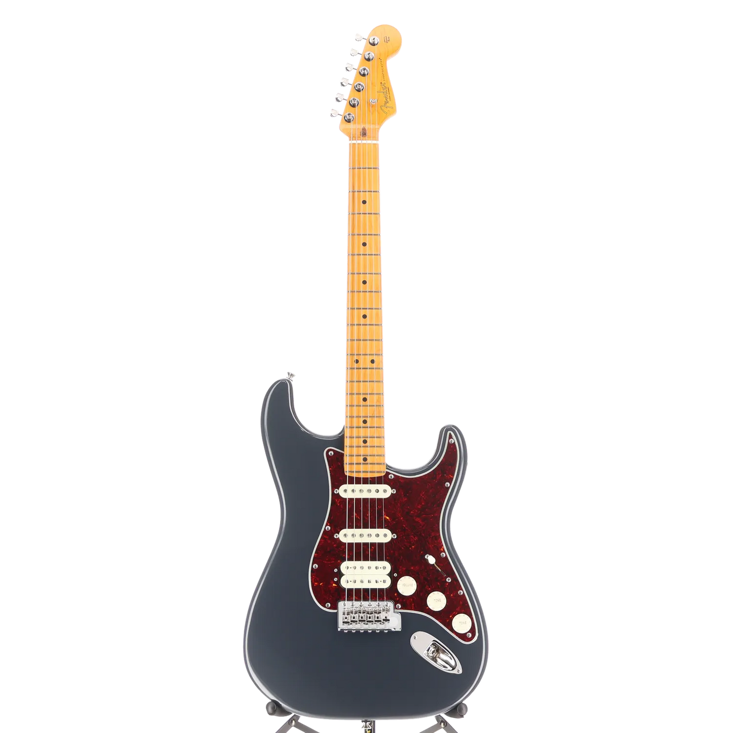 American Professional Classic Stratocaster® HSS, Maple Fingerboard, Faded Black (W12) (92043)