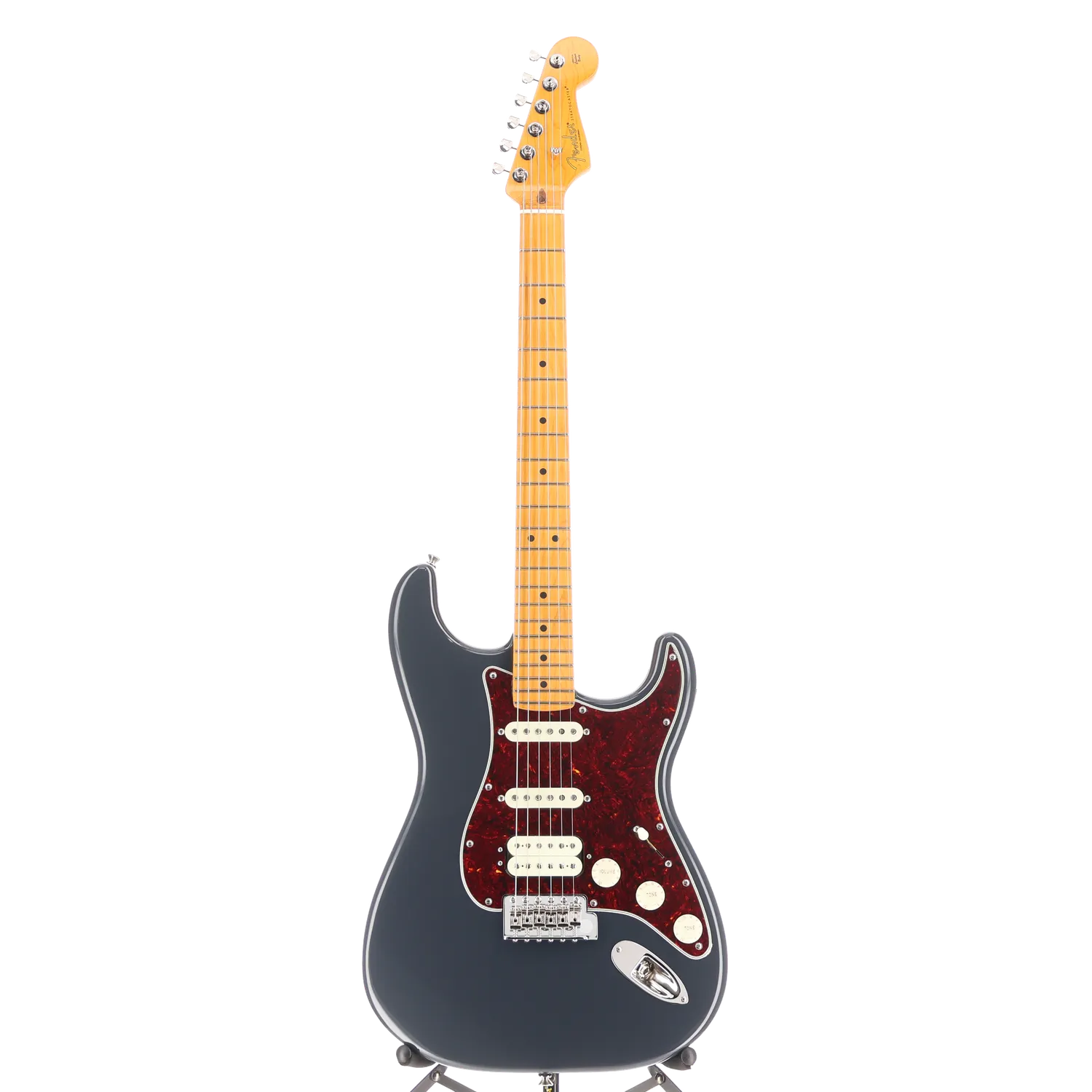 American Professional Classic Stratocaster® HSS, Maple Fingerboard, Faded Black (W12) (92043)