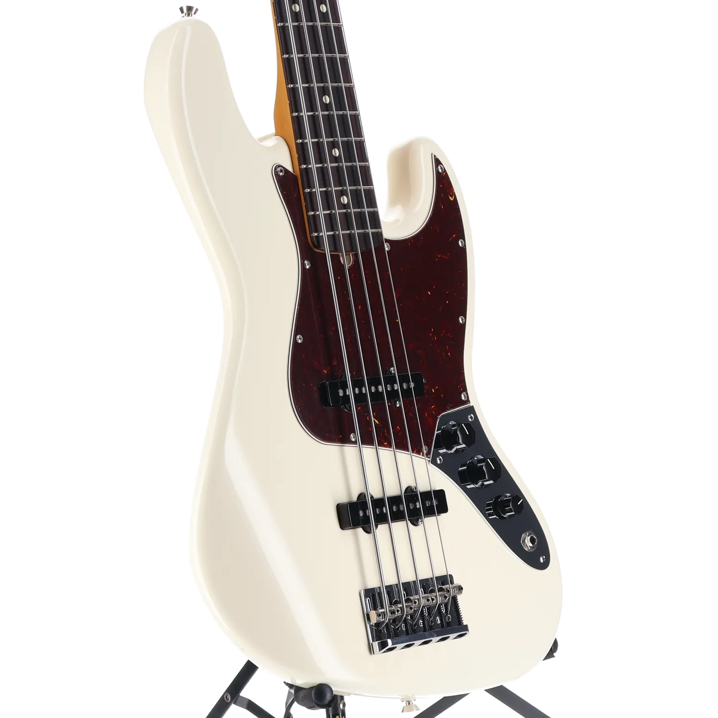 American Professional II Jazz Bass V, Rosewood Fingerboard, Olympic White (L7) (85803)