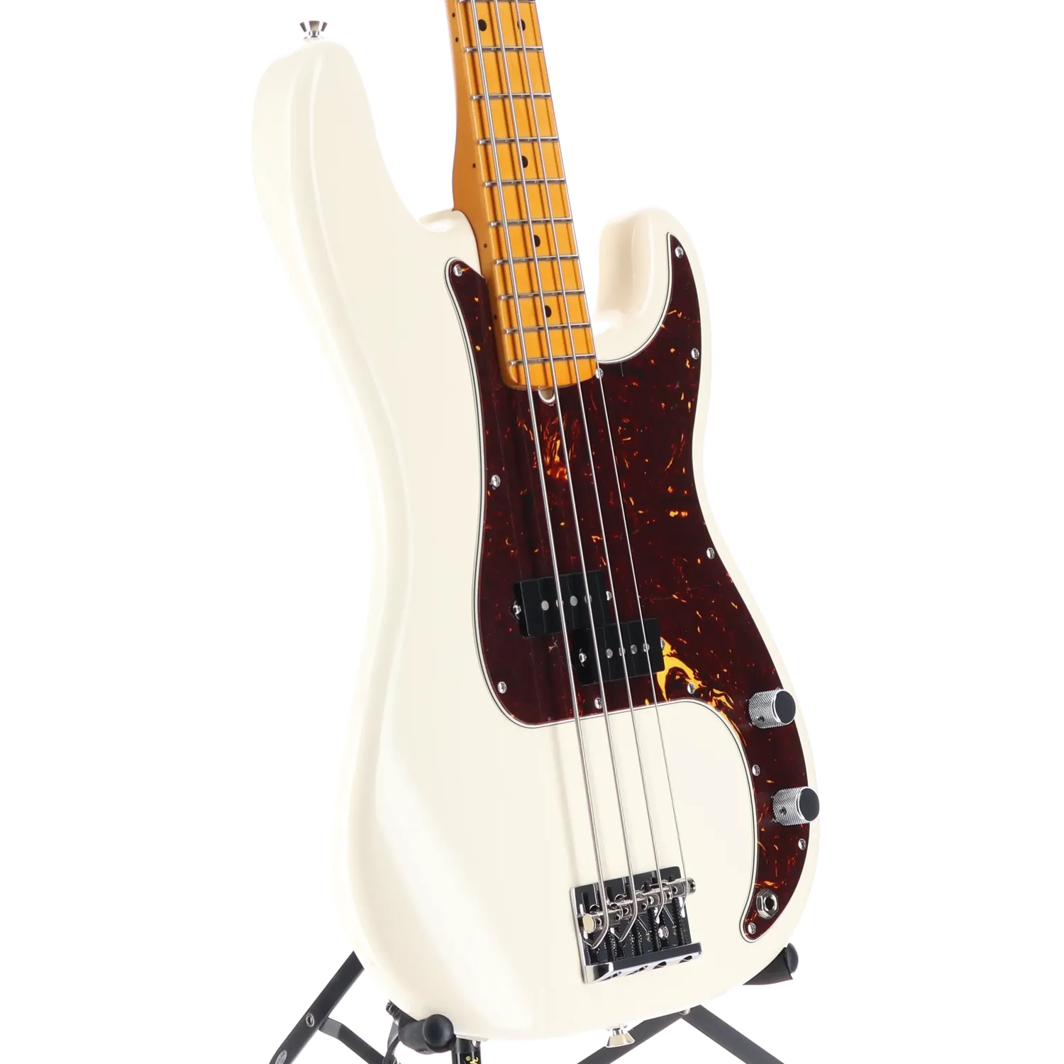 American Professional II Precision Bass, Maple Fingerboard, Olympic White (D2) (88686)
