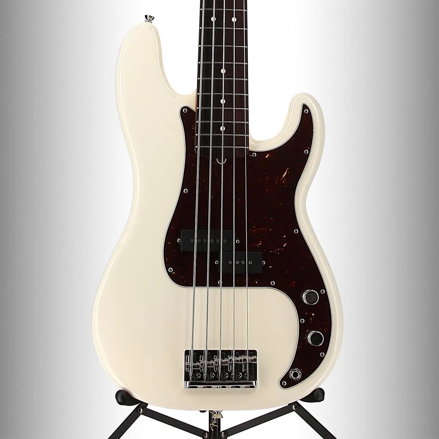 American Professional II Precision Bass V, Rosewood Fingerboard, Olympic White (RC2) (70908)