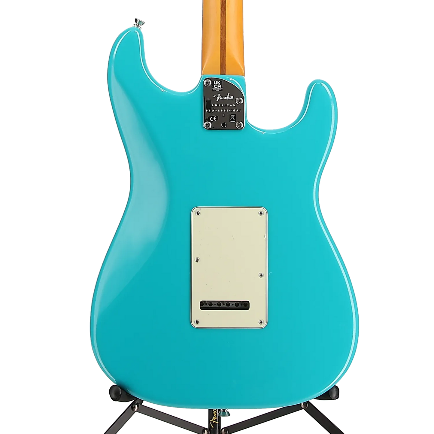 American Professional II Stratocaster Left-Hand, Rosewood Fingerboard, Miami Blue (EC6) (75741)