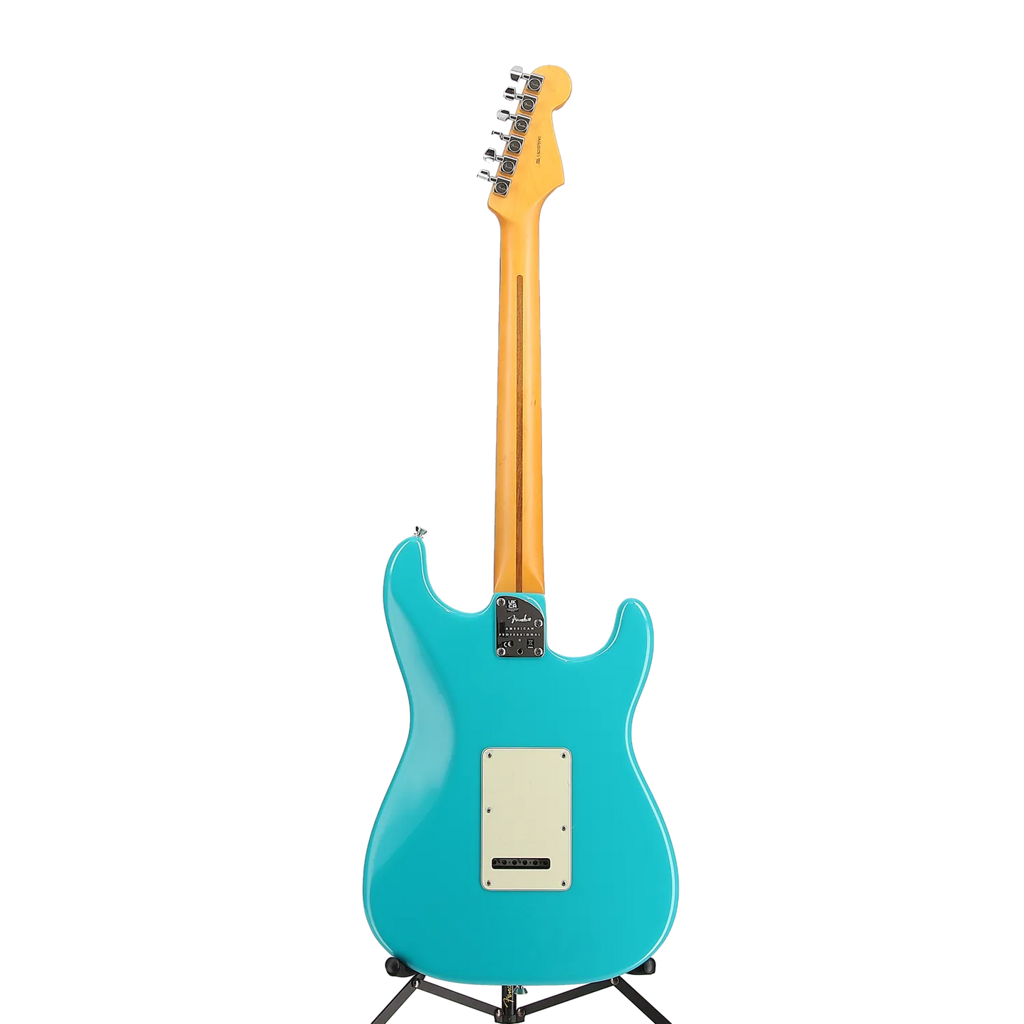 American Professional II Stratocaster Left-Hand, Rosewood Fingerboard, Miami Blue (EC6) (75741)