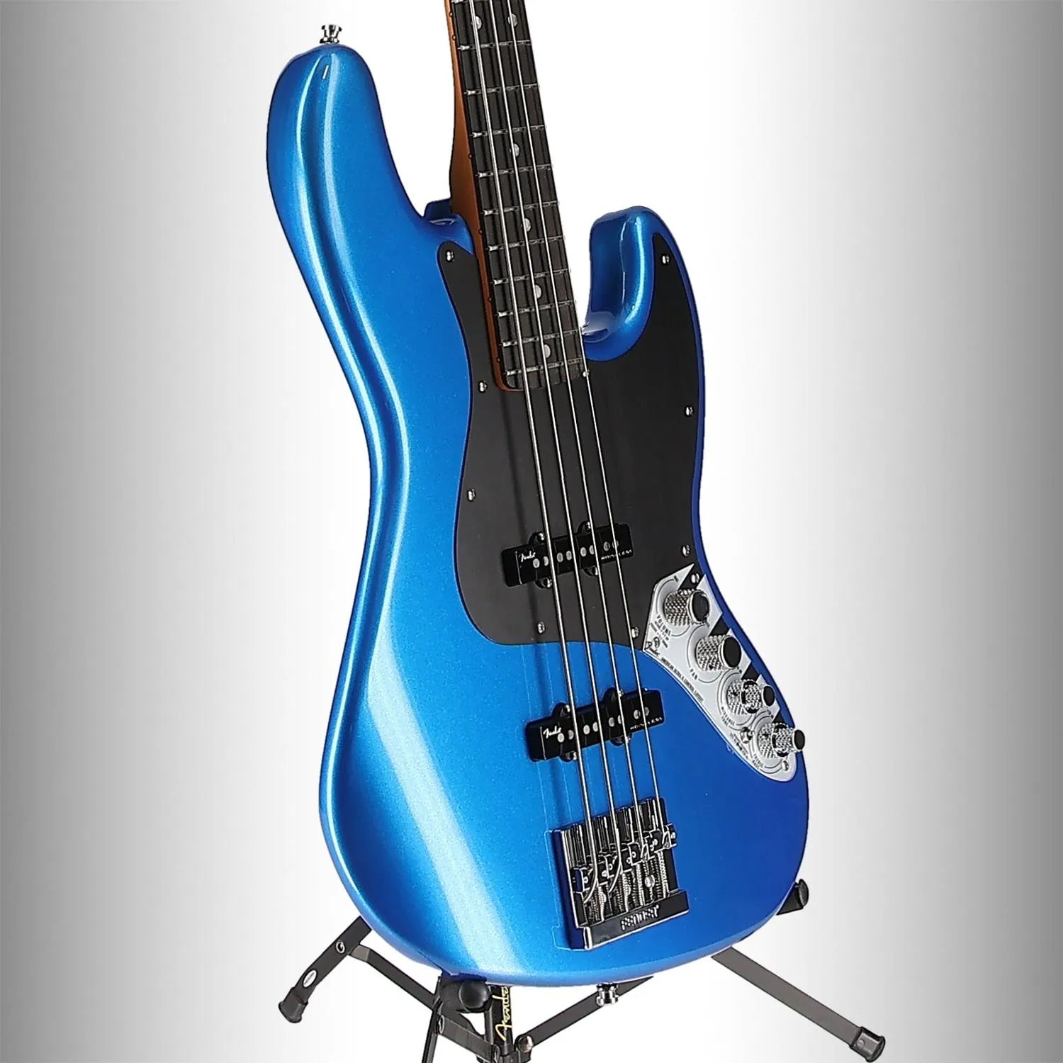 American Ultra II Jazz Bass, Ebony Fingerboard, Noble Blue (BB3) (11922)
