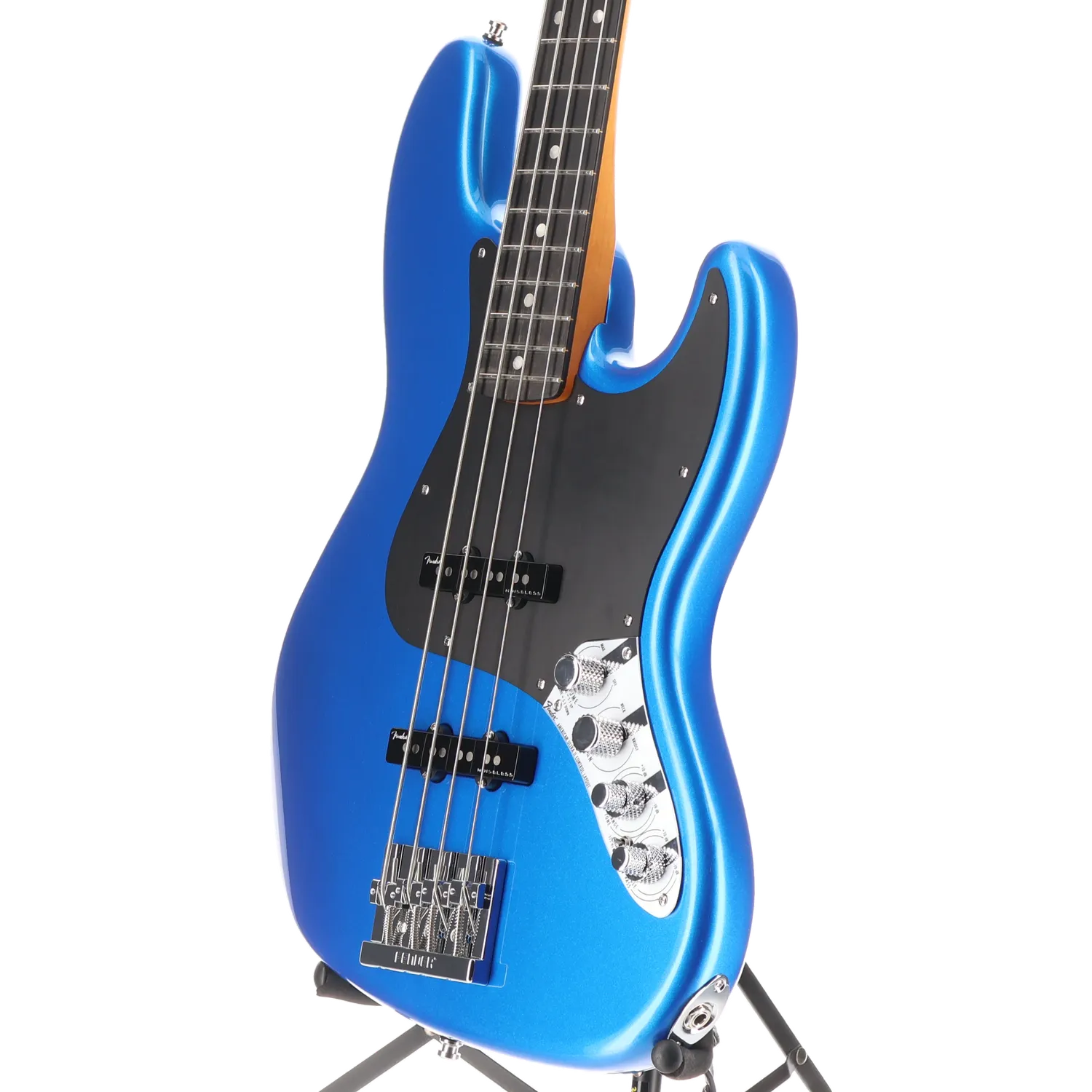 American Ultra II Jazz Bass, Ebony Fingerboard, Noble Blue (RC4) (05180)