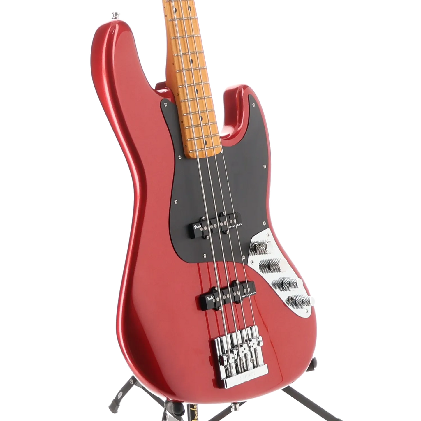 American Ultra II Jazz Bass, Maple Fingerboard, Sinister Red (F2) (15402)