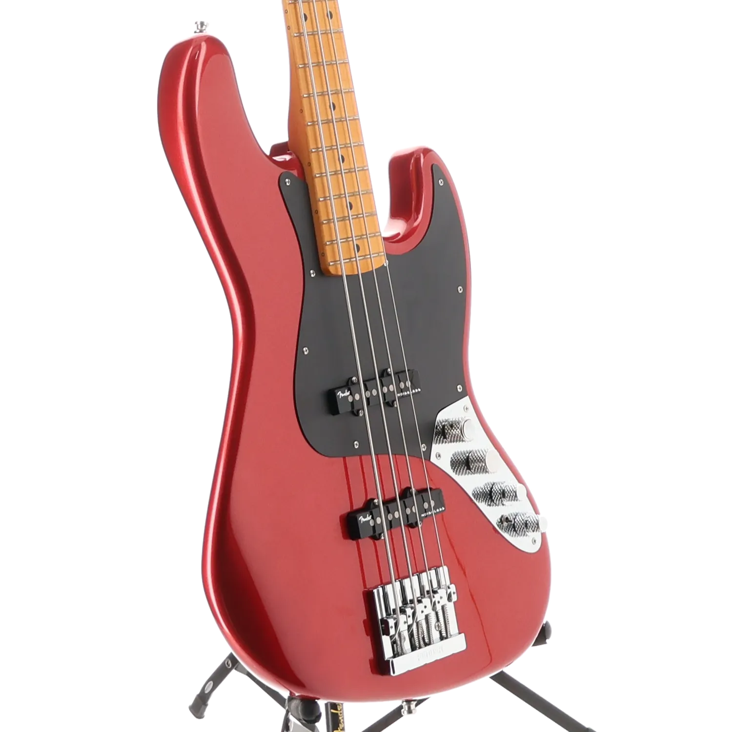 American Ultra II Jazz Bass, Maple Fingerboard, Sinister Red (F2) (15402)