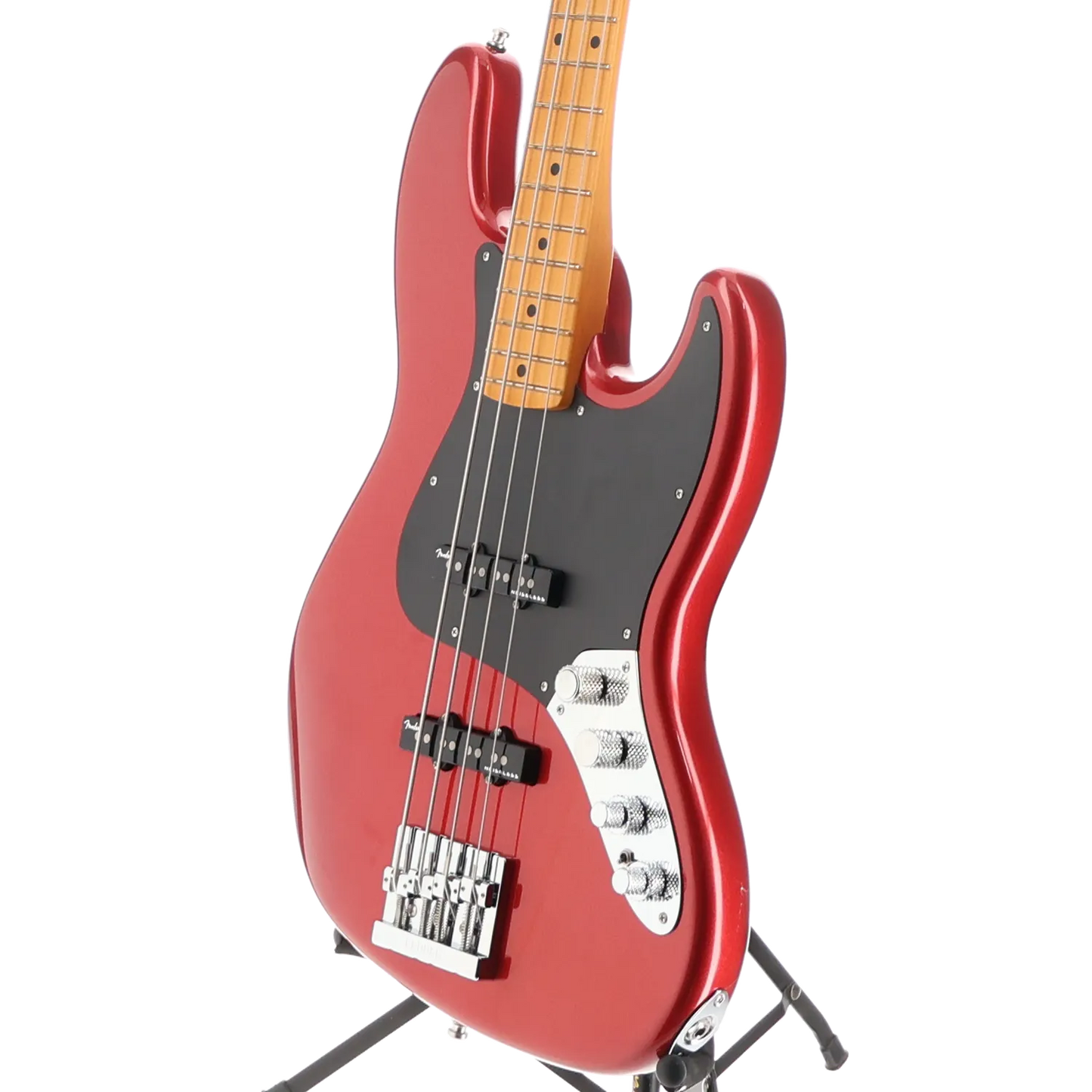 American Ultra II Jazz Bass, Maple Fingerboard, Sinister Red (F2) (15402)