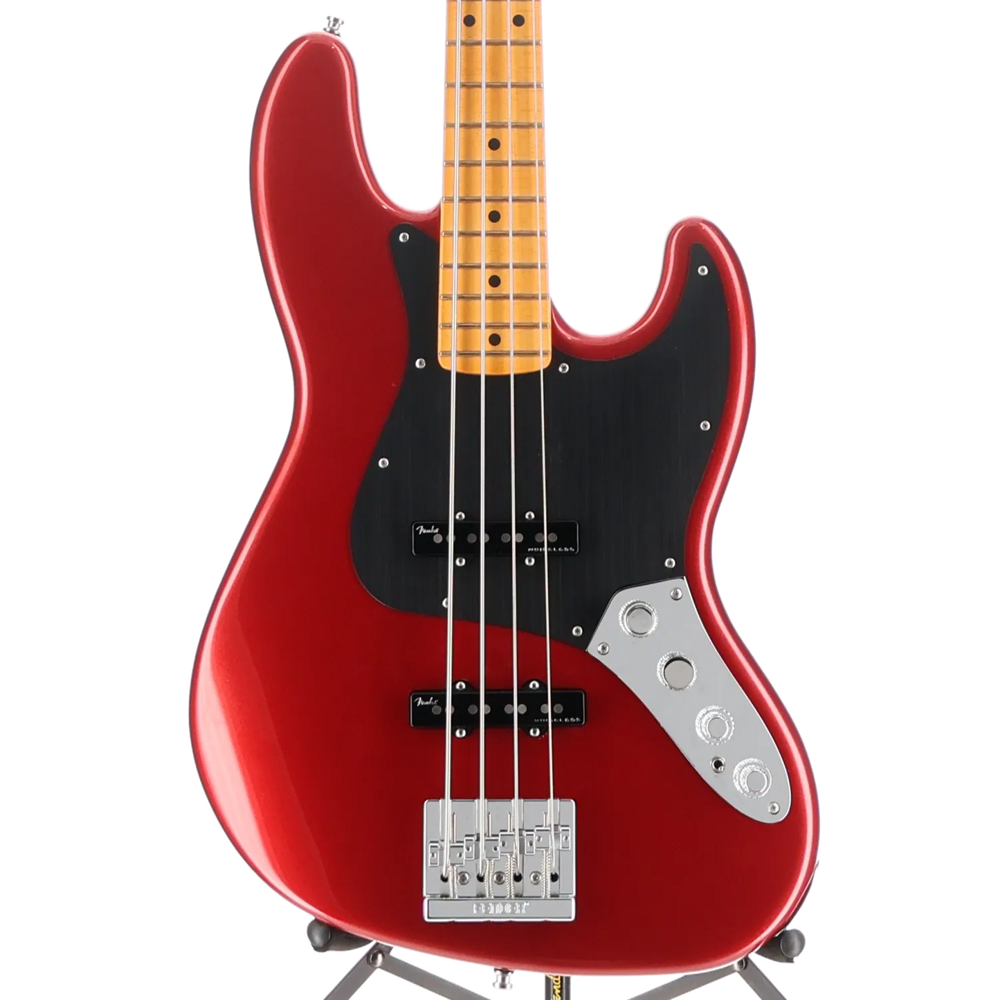 American Ultra II Jazz Bass, Maple Fingerboard, Sinister Red (F2) (15402)