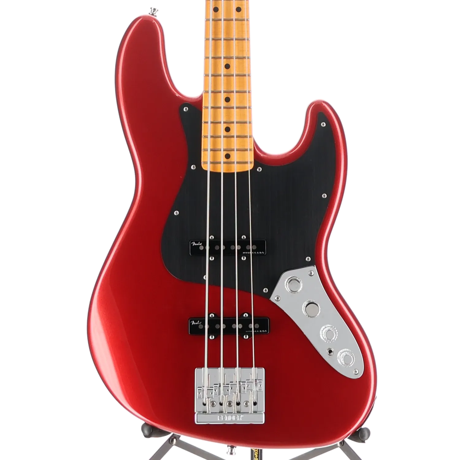 American Ultra II Jazz Bass, Maple Fingerboard, Sinister Red (F2) (15402)
