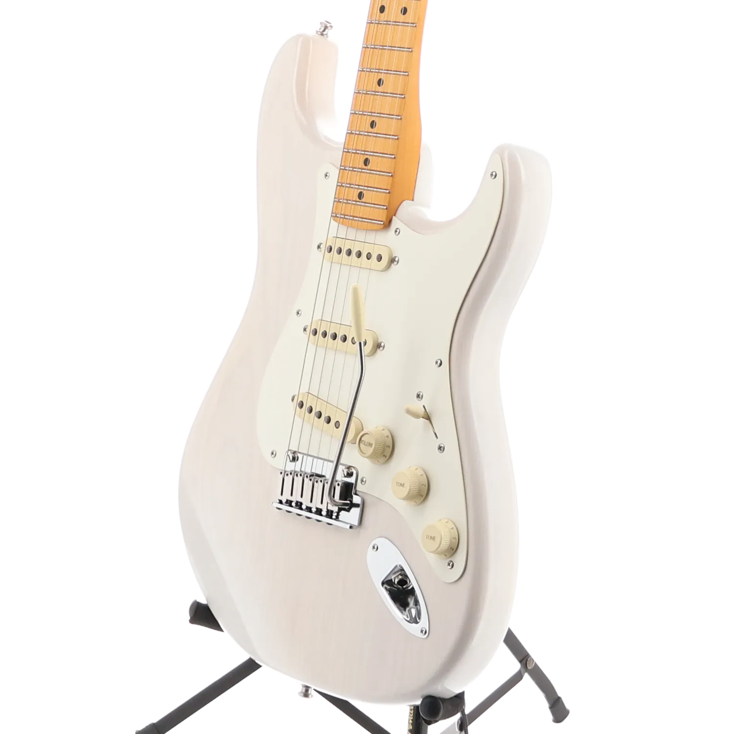 American Ultra Luxe Vintage '50s Stratocaster, Maple Fingerboard, White Blonde (X9) (20971)