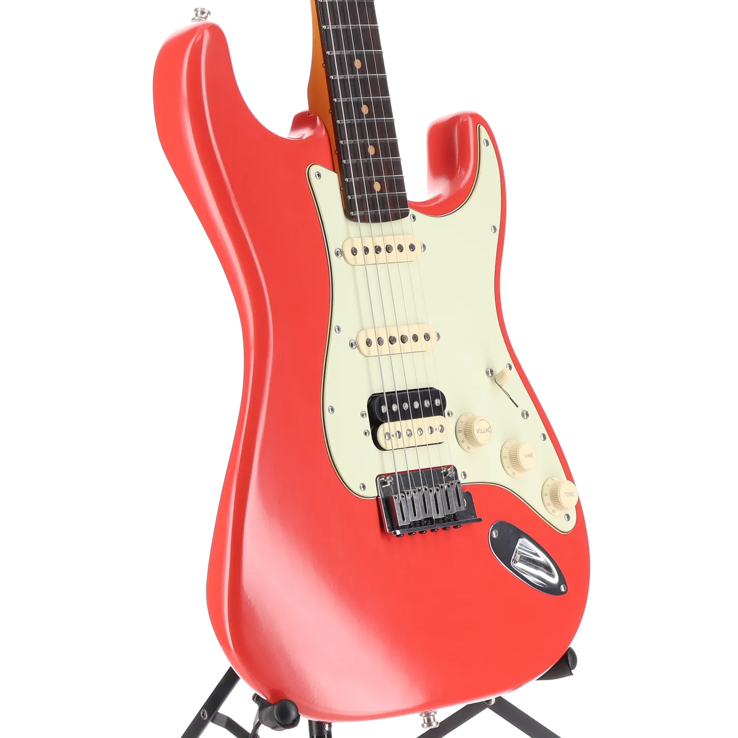 American Ultra Luxe Vintage '60s Stratocaster® HSS, Rosewood Fingerboard, Fiesta Red (RC3) (30597)
