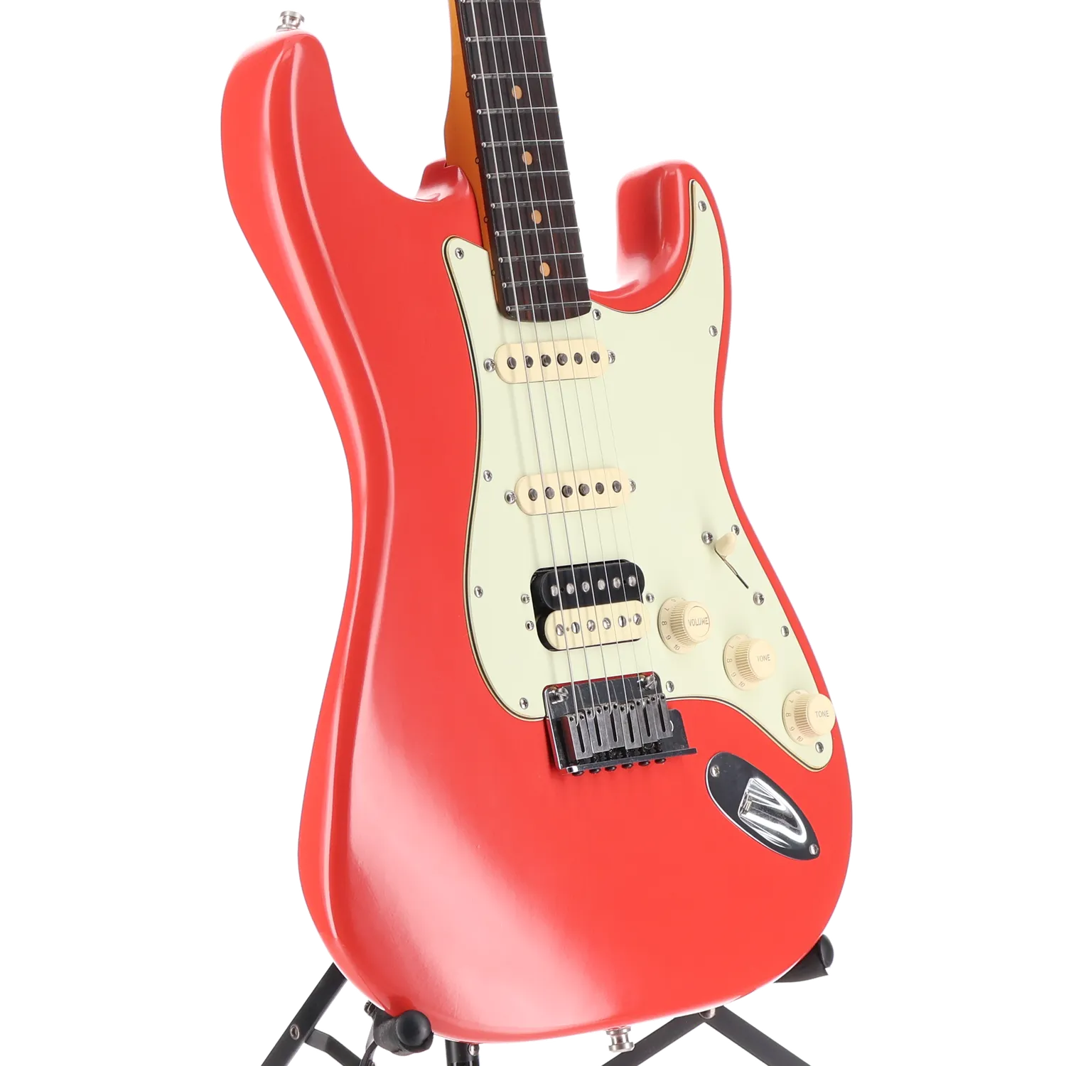 American Ultra Luxe Vintage '60s Stratocaster® HSS, Rosewood Fingerboard, Fiesta Red (RC3) (30597)