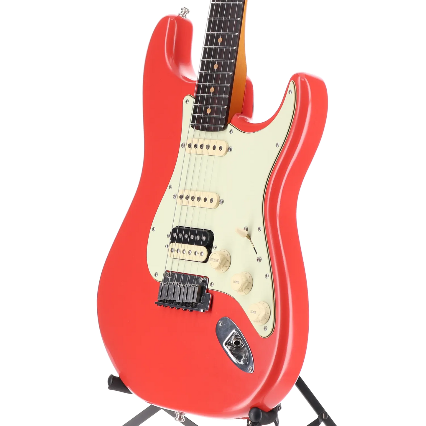 American Ultra Luxe Vintage '60s Stratocaster® HSS, Rosewood Fingerboard, Fiesta Red (RC3) (30597)