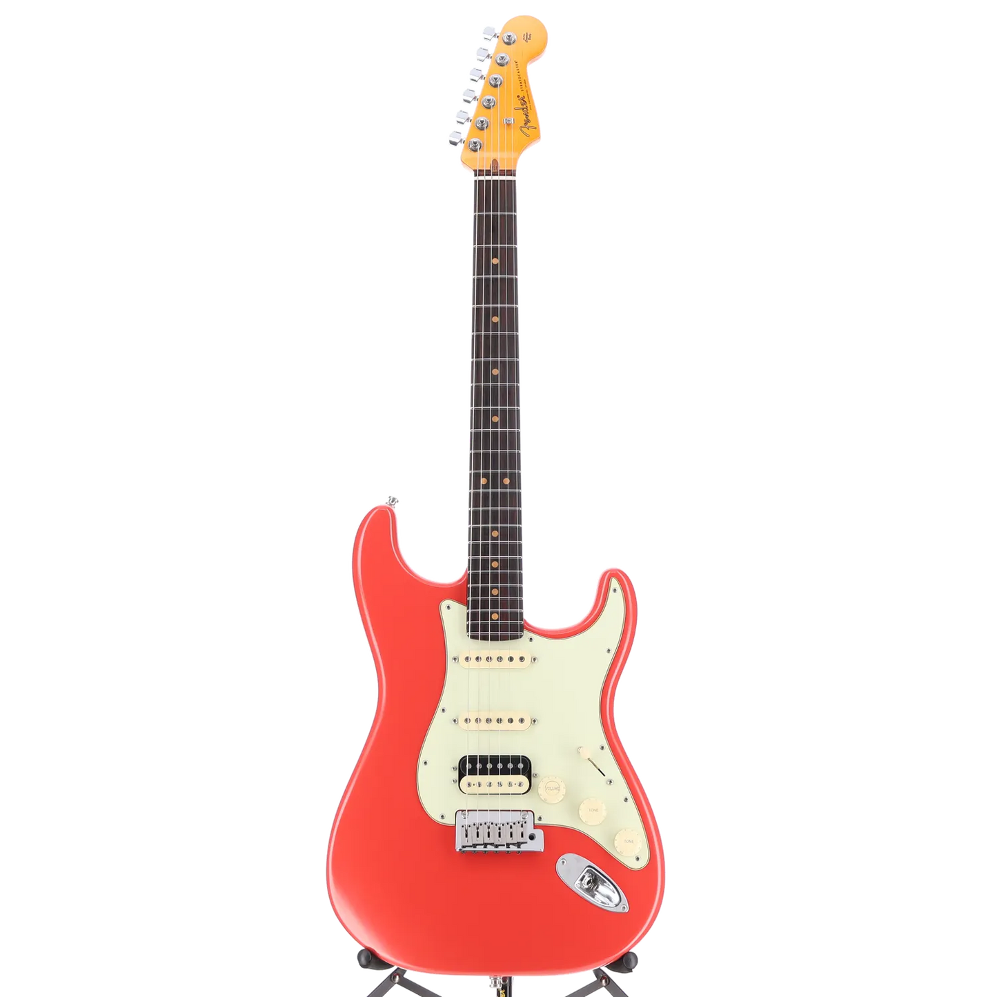 American Ultra Luxe Vintage '60s Stratocaster® HSS, Rosewood Fingerboard, Fiesta Red (RC3) (30597)