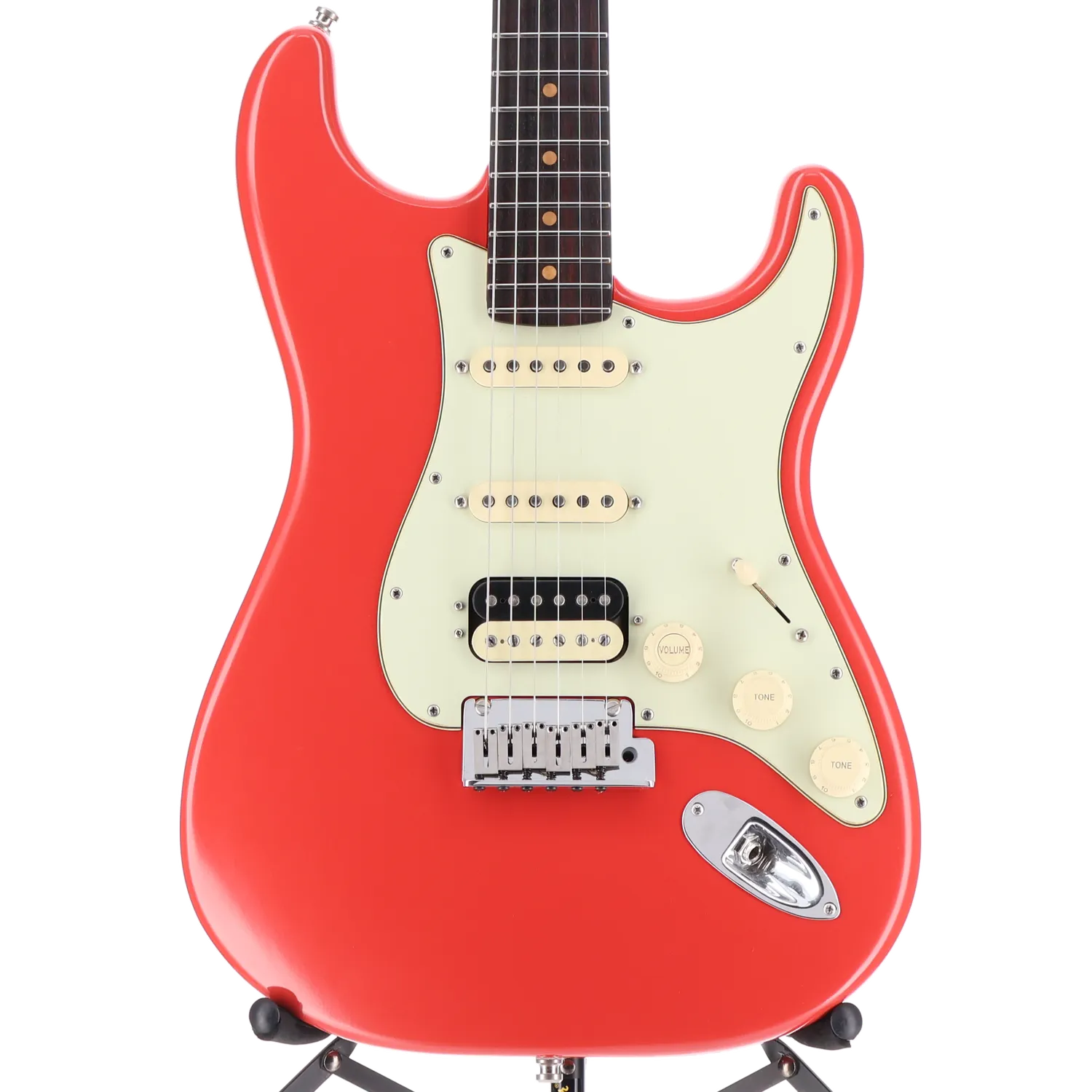 American Ultra Luxe Vintage '60s Stratocaster® HSS, Rosewood Fingerboard, Fiesta Red (RC3) (30597)