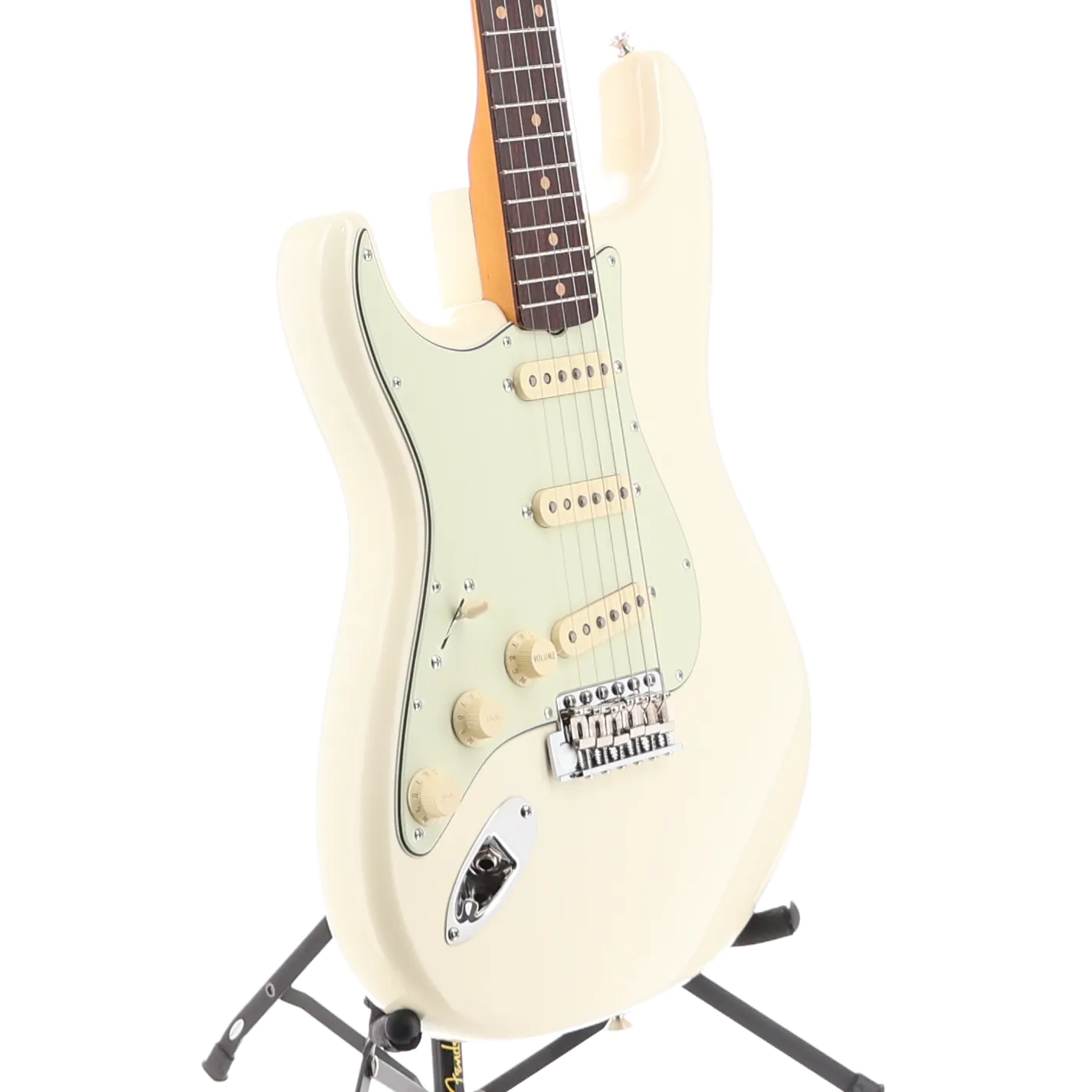 American Vintage II 1961 Stratocaster Left-Hand, Rosewood Fingerboard, Olympic White (BB8) (58538)