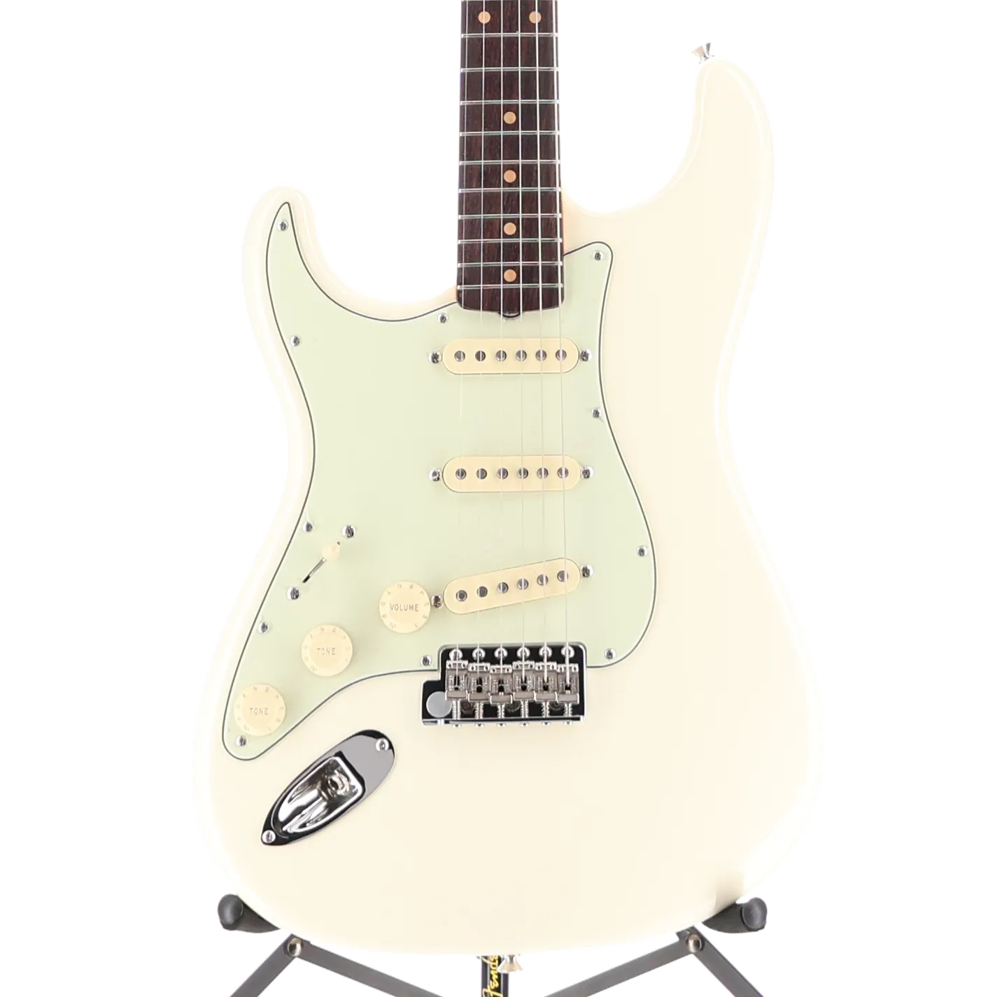 American Vintage II 1961 Stratocaster Left-Hand, Rosewood Fingerboard, Olympic White (BB8) (58538)