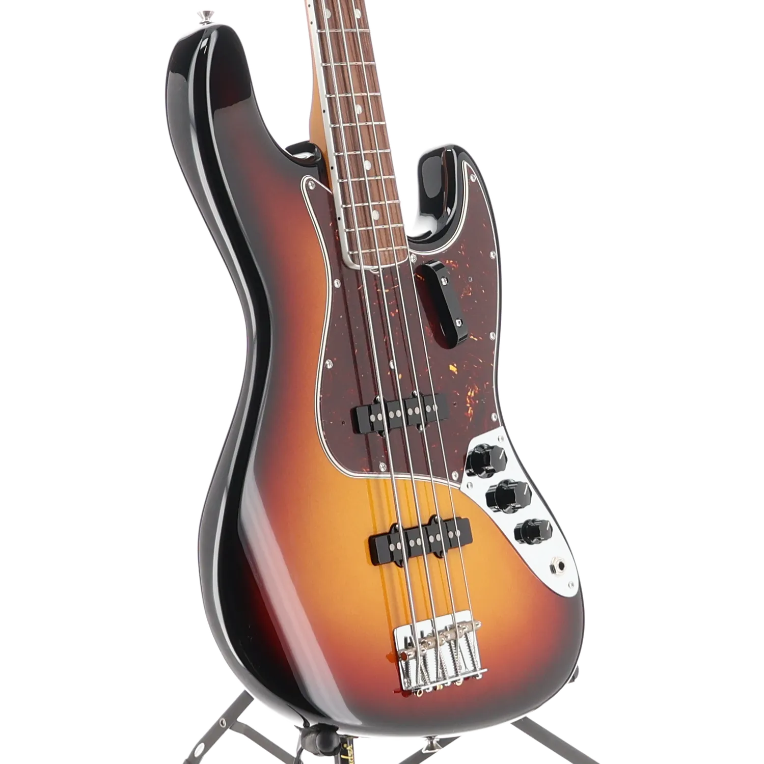 American Vintage II 1966 Jazz Bass, Rosewood Fingerboard, 3-Color Sunburst (RC3) (27874)