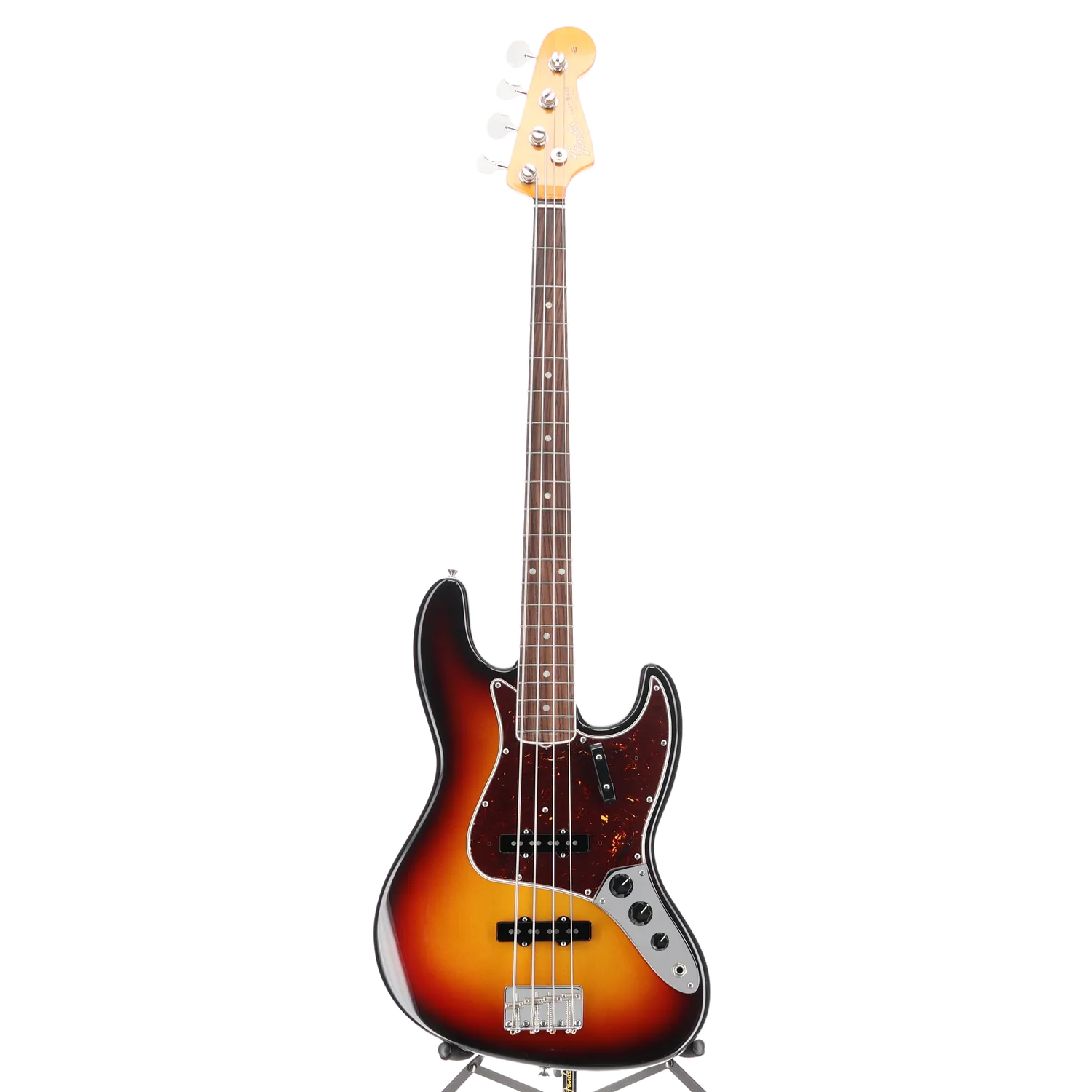 American Vintage II 1966 Jazz Bass, Rosewood Fingerboard, 3-Color Sunburst (RC3) (27874)