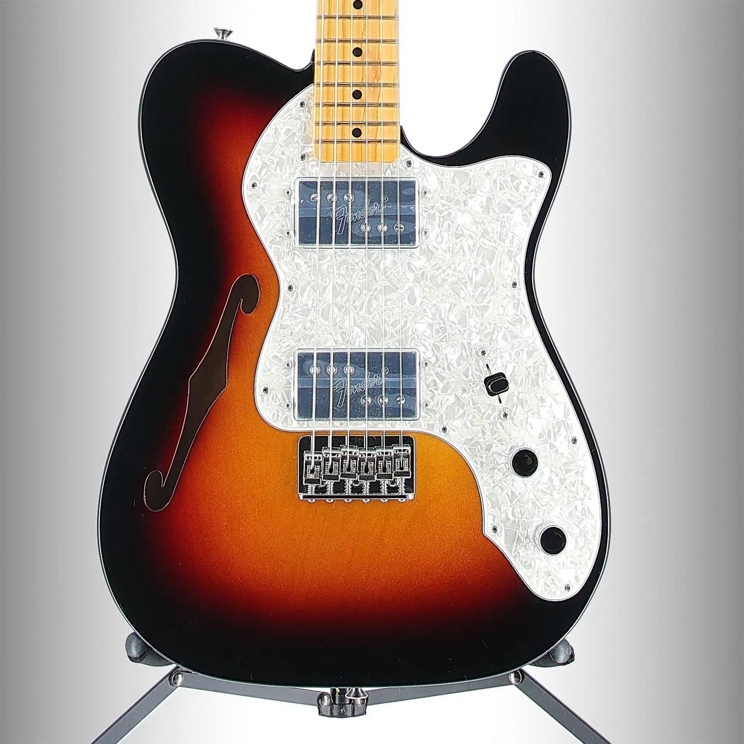 American Vintage II 1972 Telecaster Thinline, Maple Fingerboard, 3-Color Sunburst (EC3) (14756)