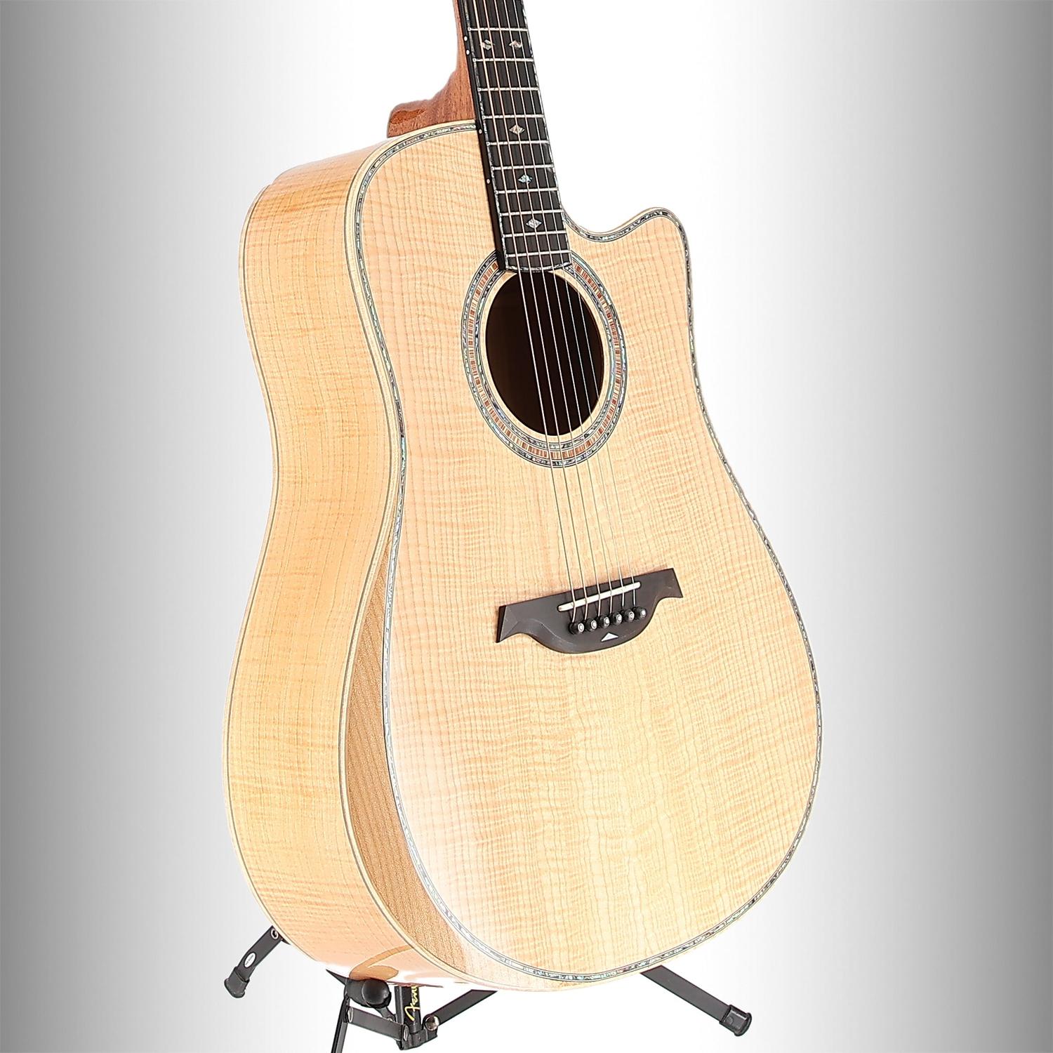 BC Rich 6-string Acoustic-electric with Maple Top, Maple Back and Sides, Flame Maple, Pro Setup (S1) (00053)