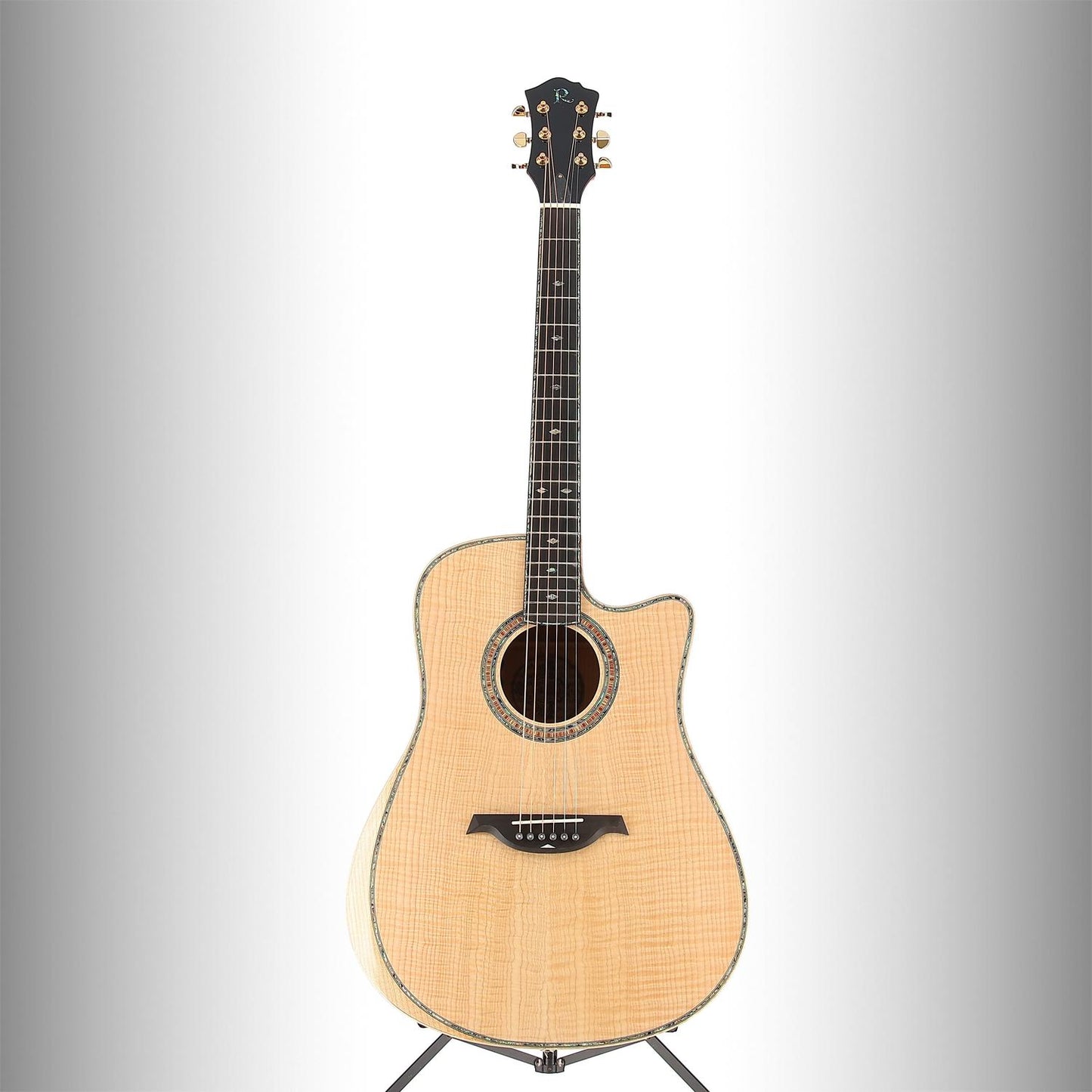 BC Rich 6-string Acoustic-electric with Maple Top, Maple Back and Sides, Flame Maple, Pro Setup (S1) (00053)