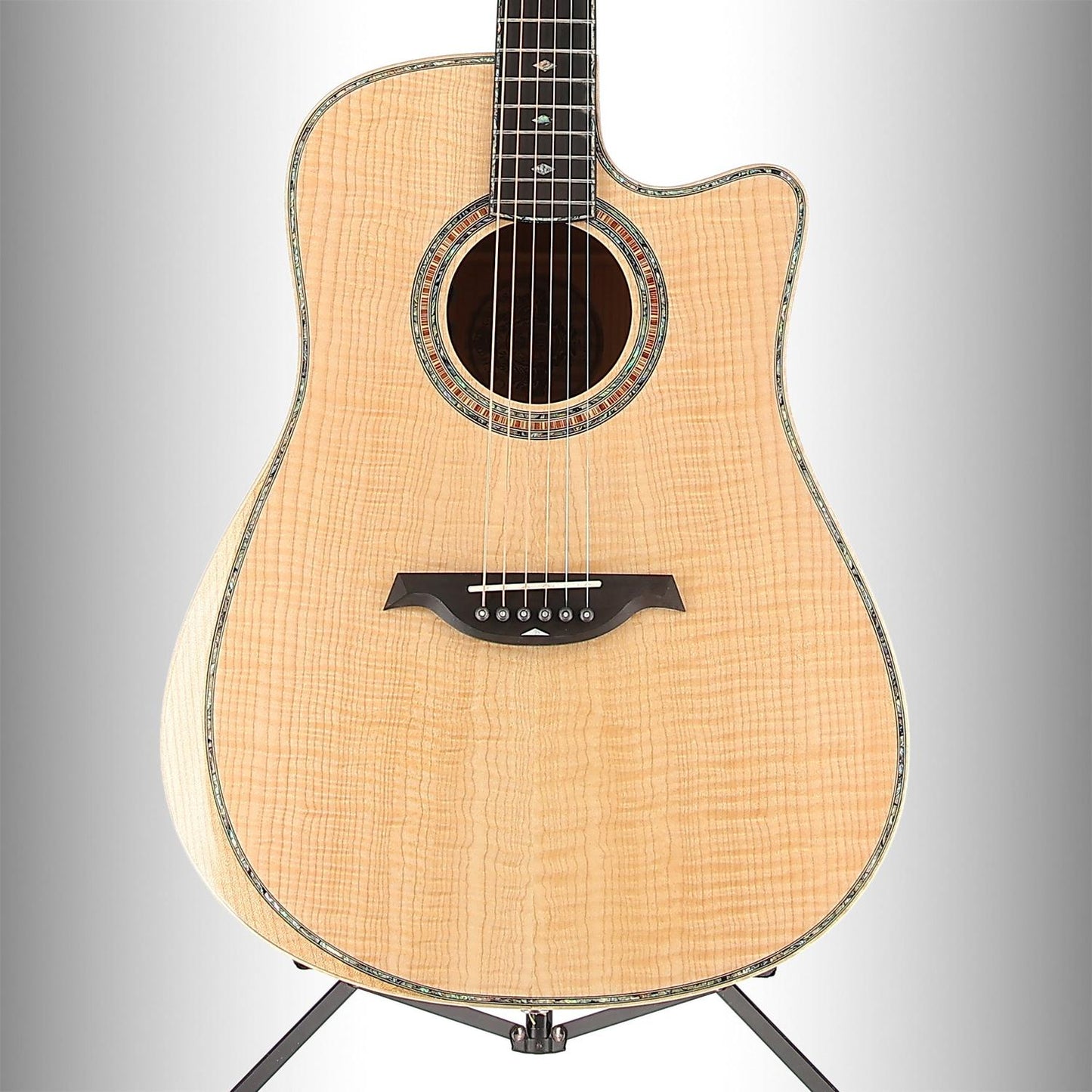 BC Rich 6-string Acoustic-electric with Maple Top, Maple Back and Sides, Flame Maple, Pro Setup (S1) (00053)