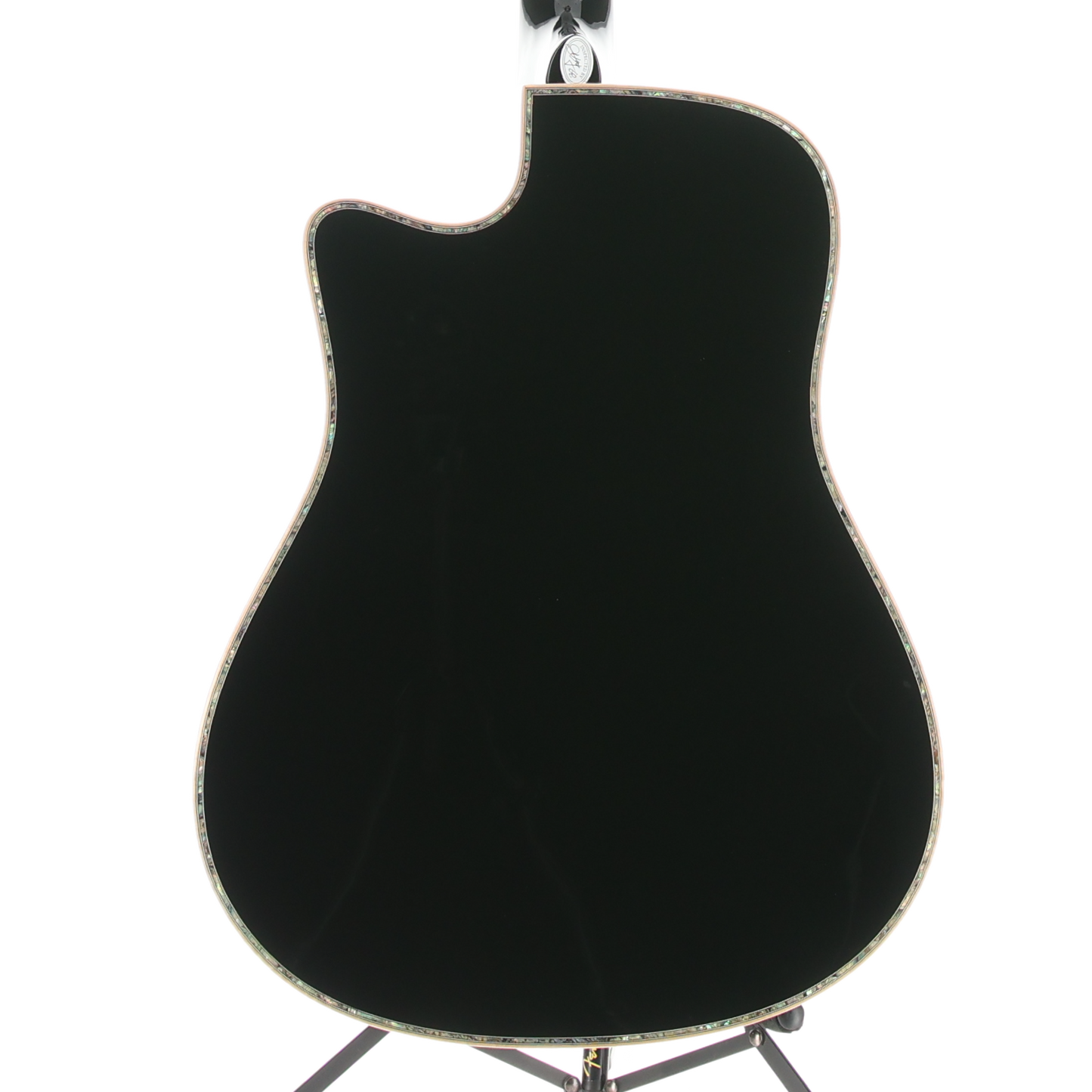 BC Rich 6-string Acoustic-electric with Maple Top, Maple Back and Sides, Mahogany Neck, and Ebony Fingerboard - Black (W3) (00130)