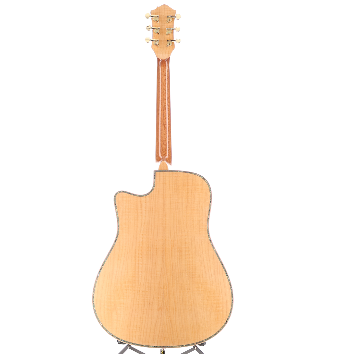 BC Rich 6-string Acoustic-electric with Maple Top, Maple Back and Sides, Mahogany Neck, and Ebony Fingerboard - Flame Maple (P) (00008)