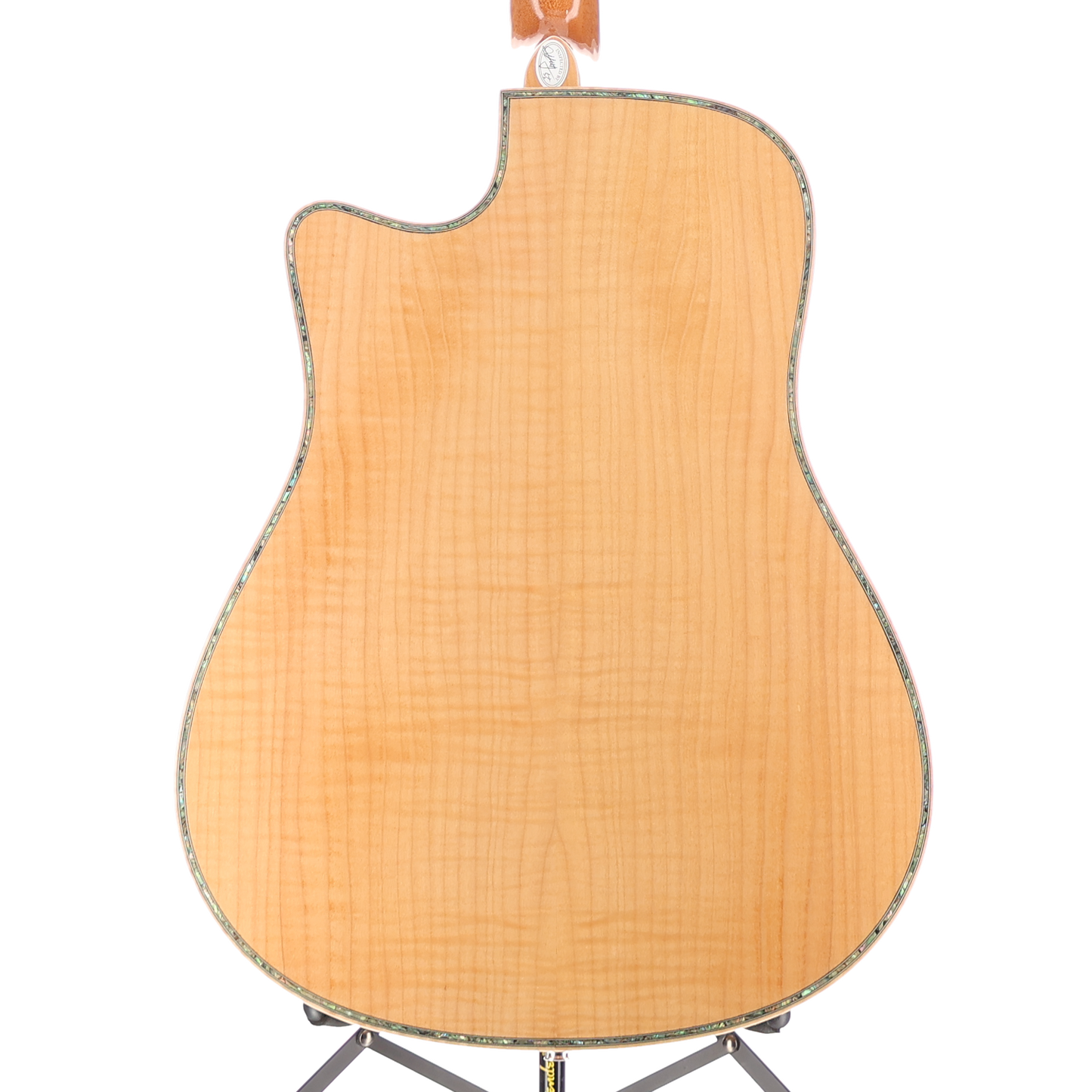 BC Rich 6-string Acoustic-electric with Maple Top, Maple Back and Sides, Mahogany Neck, and Ebony Fingerboard - Flame Maple (P) (00027)