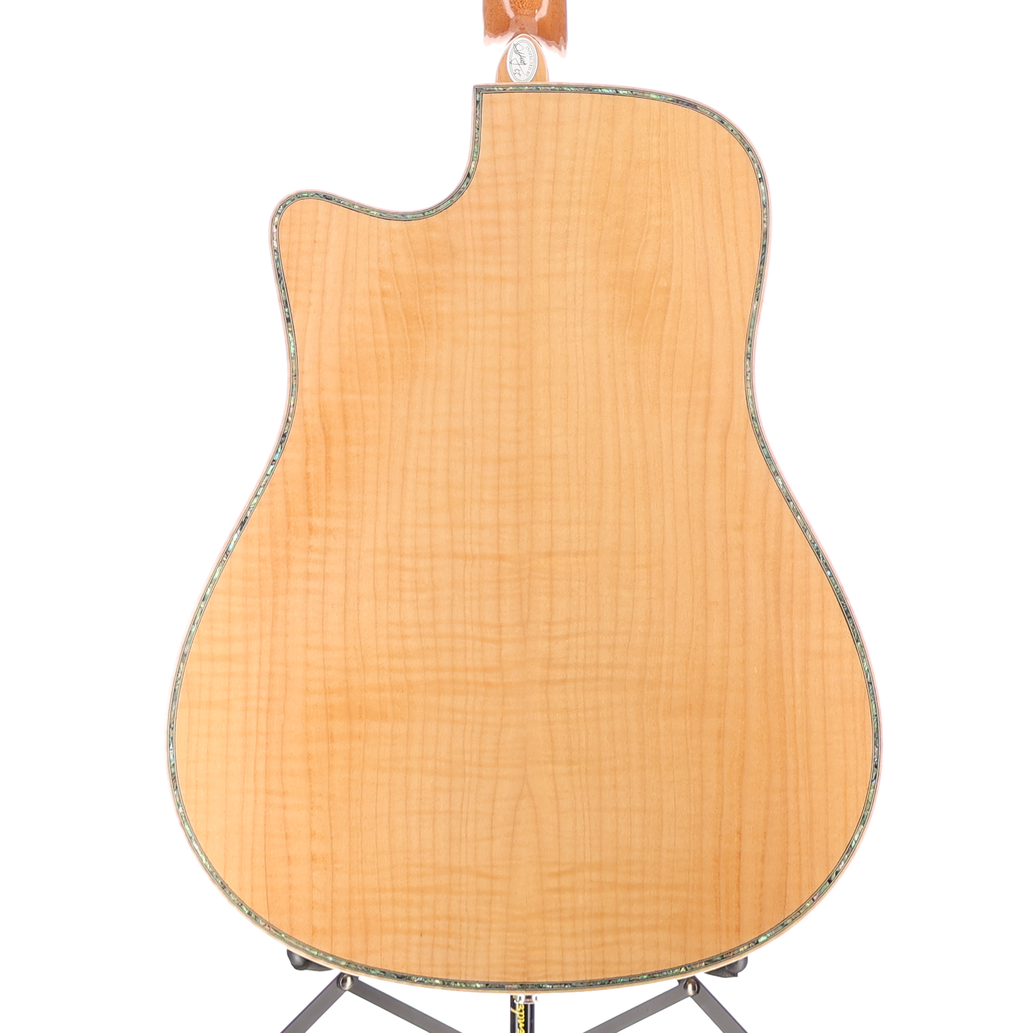 BC Rich 6-string Acoustic-electric with Maple Top, Maple Back and Sides, Mahogany Neck, and Ebony Fingerboard - Flame Maple (P) (00027)