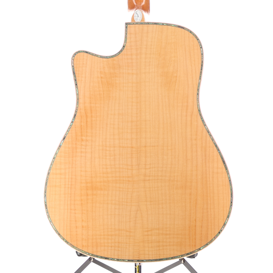 BC Rich 6-string Acoustic-electric with Maple Top, Maple Back and Sides, Mahogany Neck, and Ebony Fingerboard - Flame Maple (P) (00027)