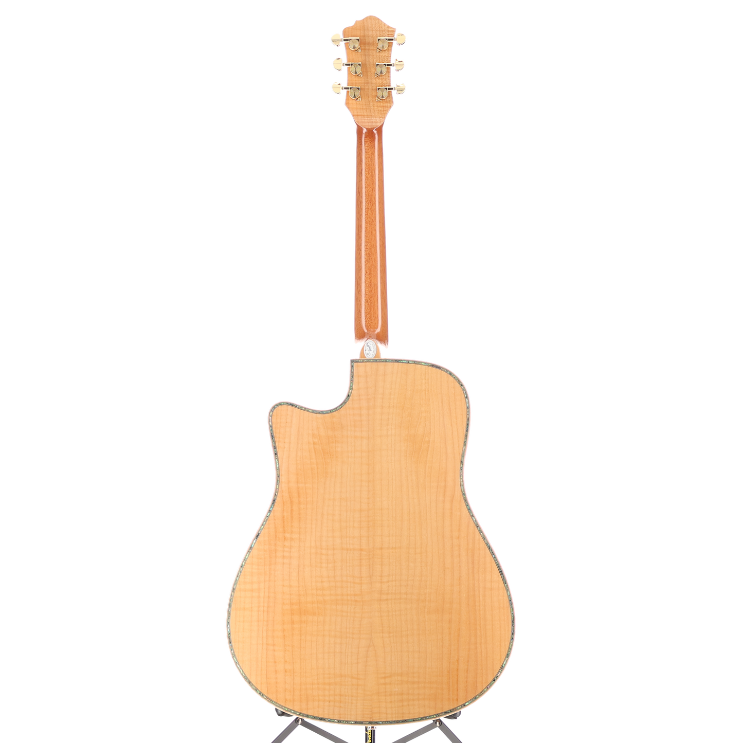BC Rich 6-string Acoustic-electric with Maple Top, Maple Back and Sides, Mahogany Neck, and Ebony Fingerboard - Flame Maple (P) (00027)