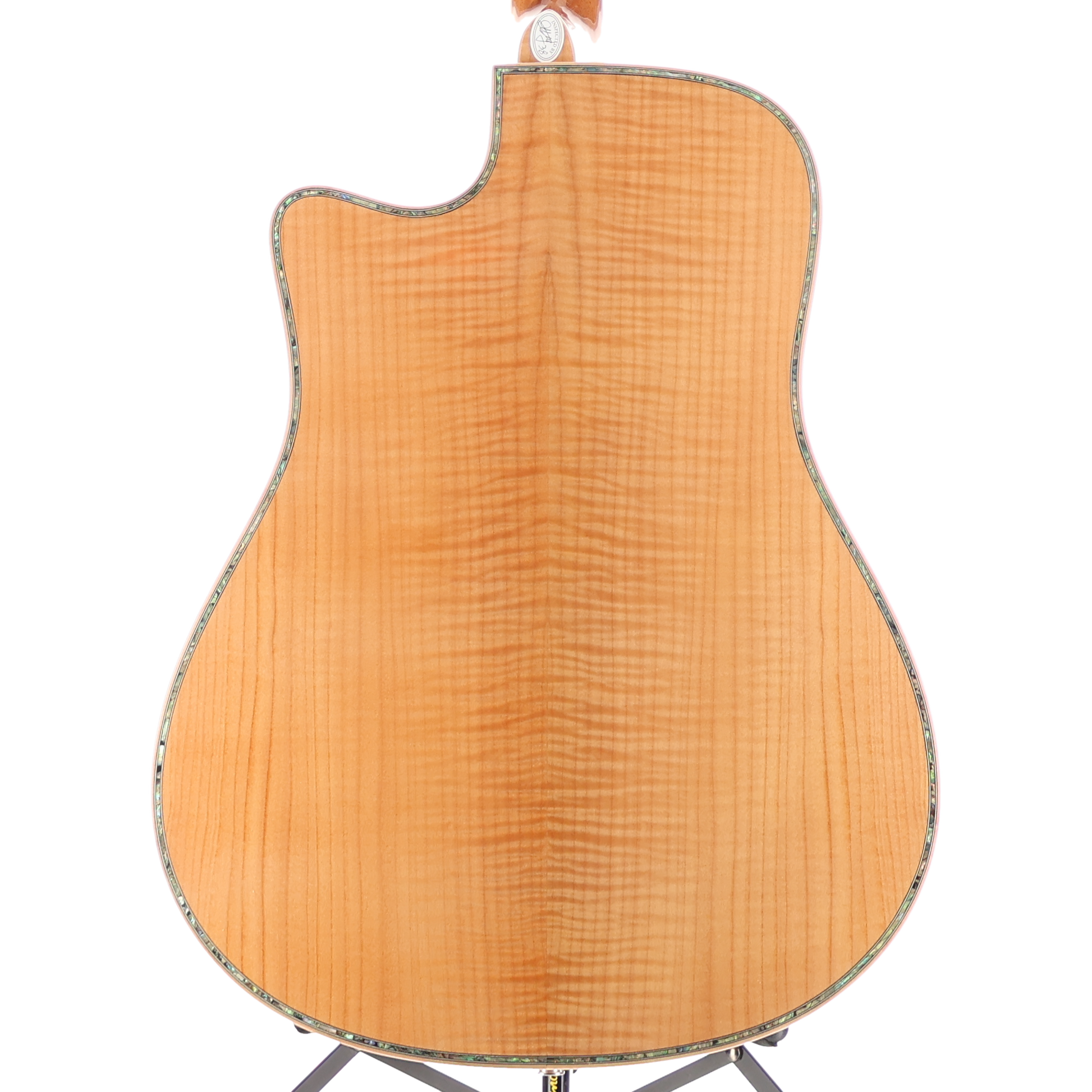 BC Rich 6-string Acoustic-electric with Maple Top, Maple Back and Sides, Mahogany Neck, and Ebony Fingerboard - Flame Maple (P) (00034)