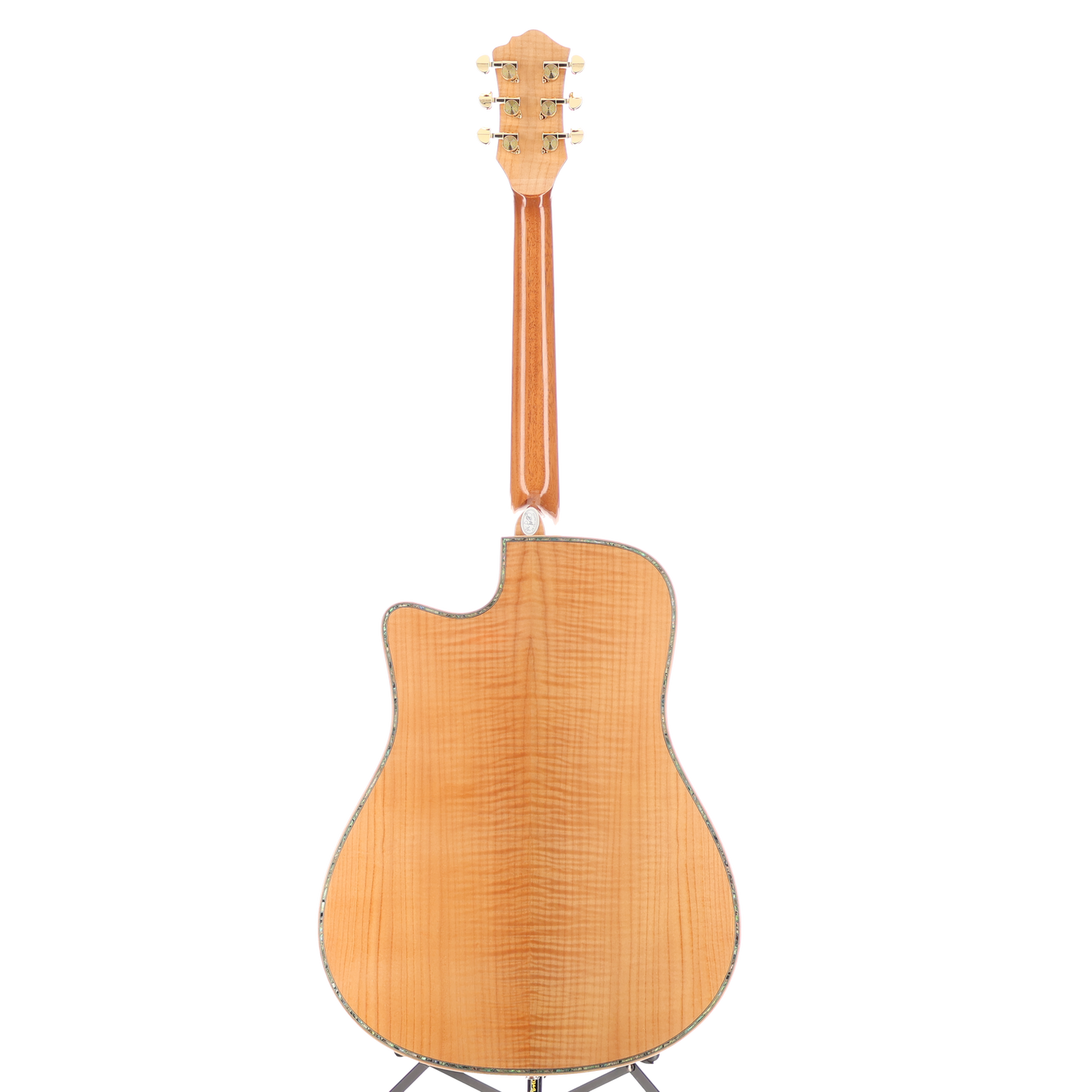 BC Rich 6-string Acoustic-electric with Maple Top, Maple Back and Sides, Mahogany Neck, and Ebony Fingerboard - Flame Maple (P) (00034)