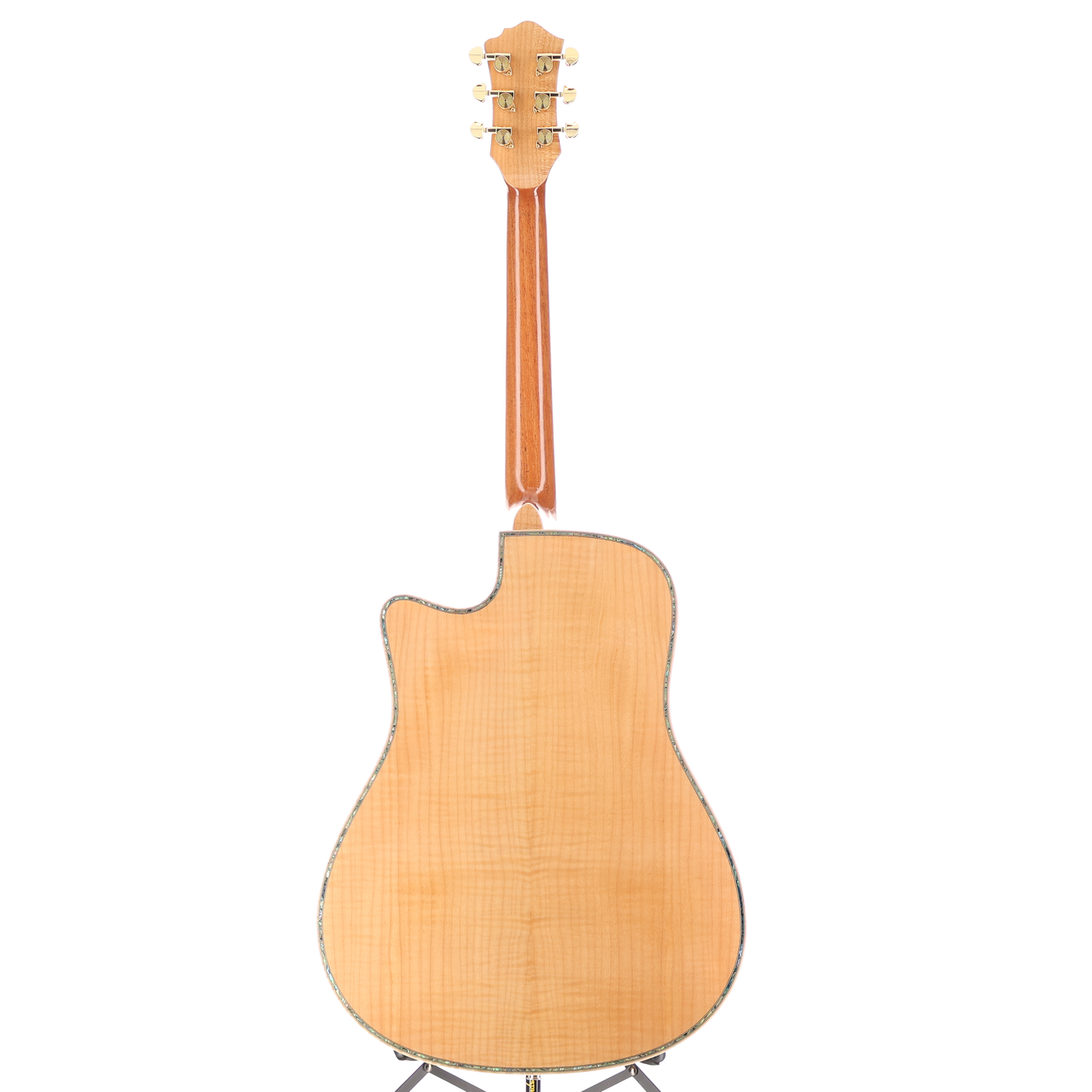 BC Rich 6-string Acoustic-electric with Maple Top, Maple Back and Sides, Mahogany Neck, and Ebony Fingerboard - Flame Maple (P) (00037)
