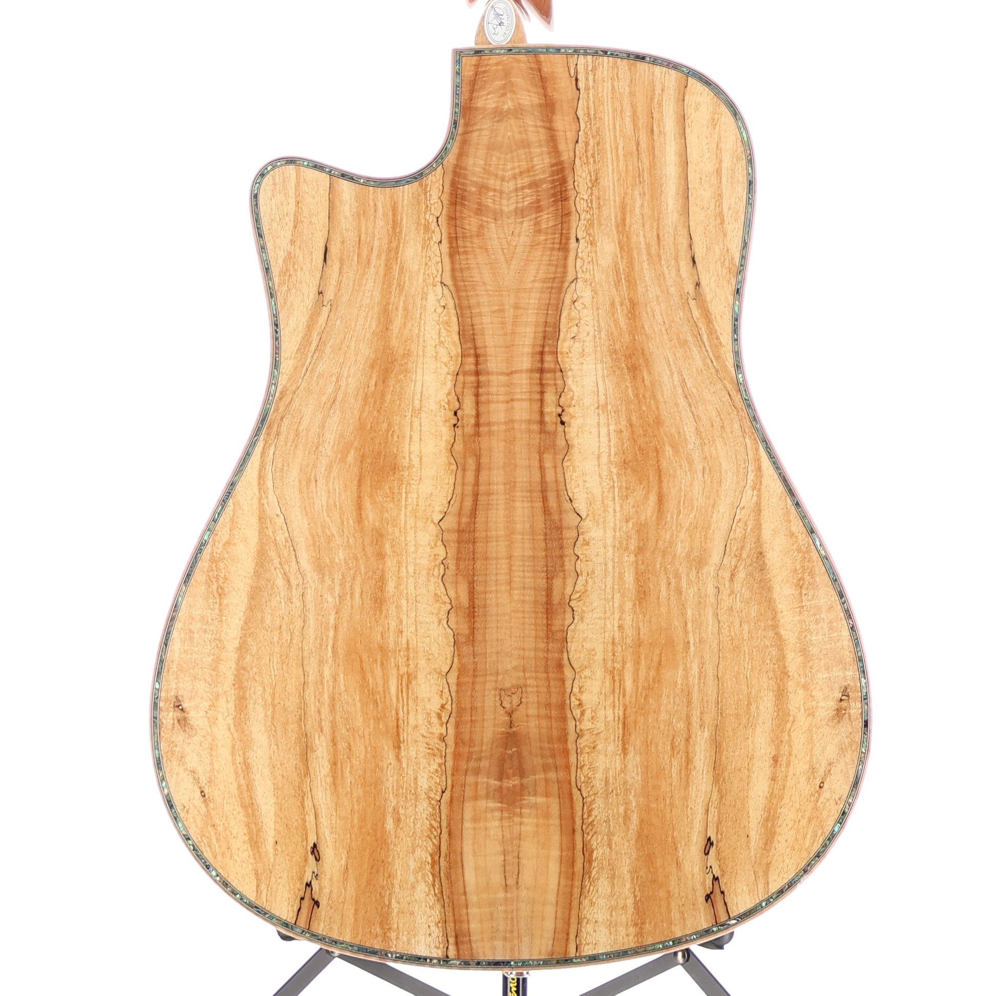 BC Rich 6-string Acoustic-electric with Maple Top, Maple Back and Sides, Mahogany Neck, and Ebony Fingerboard - Spalted Maple (P) (00050)