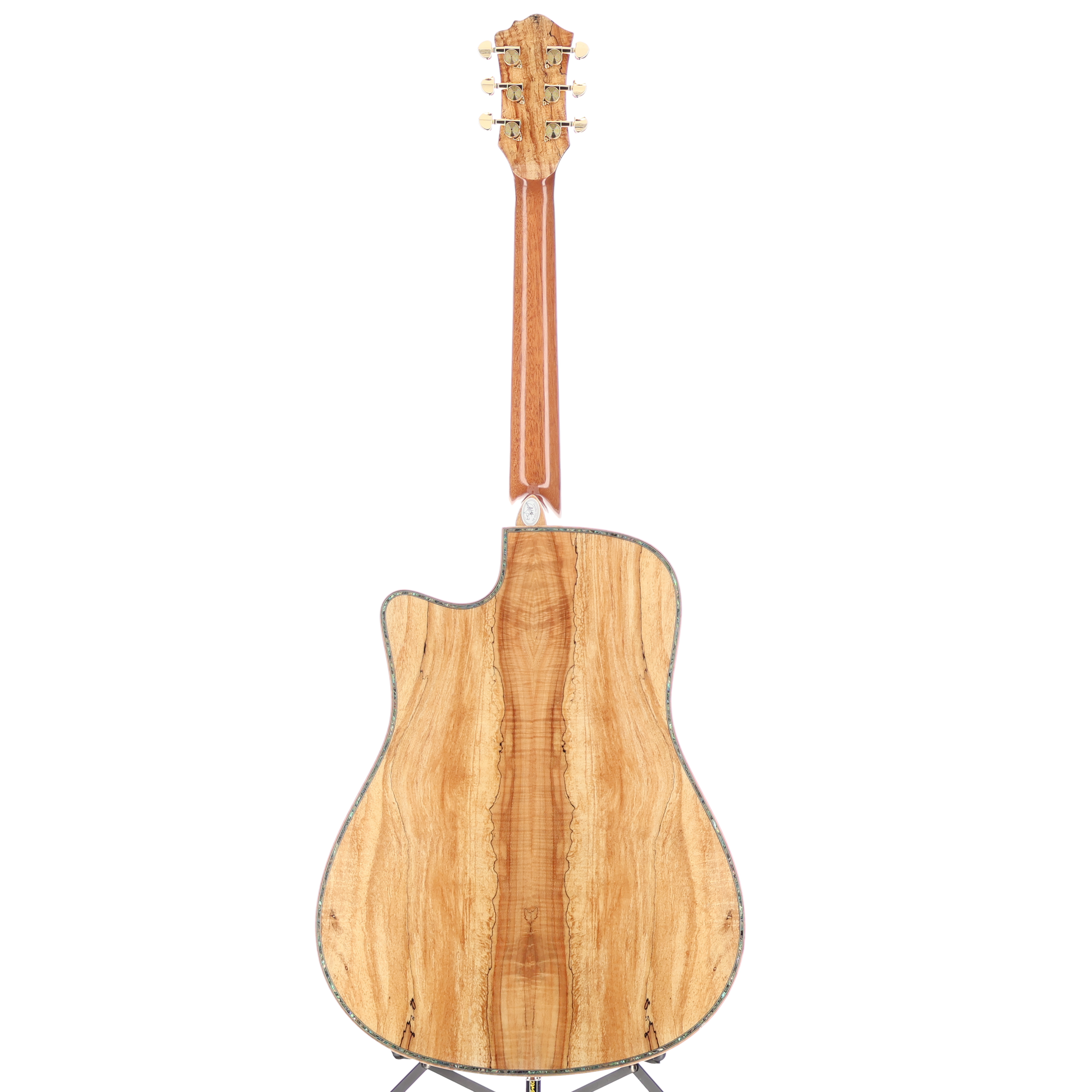 BC Rich 6-string Acoustic-electric with Maple Top, Maple Back and Sides, Mahogany Neck, and Ebony Fingerboard - Spalted Maple (P) (00050)