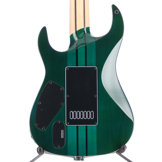 BC Rich Andy James Signature 7 Evertune Electric Guitar - Transparent Green (SR) (60412)