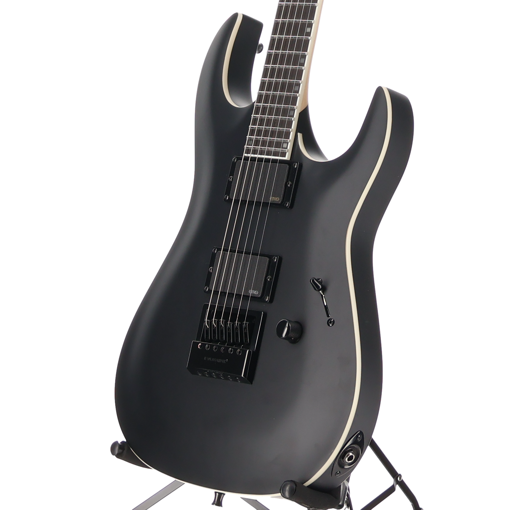 BC Rich Andy James Signature Assassin 6 Matte Black - EMG 85 & 81 Pickup Mod (SR) (60328)