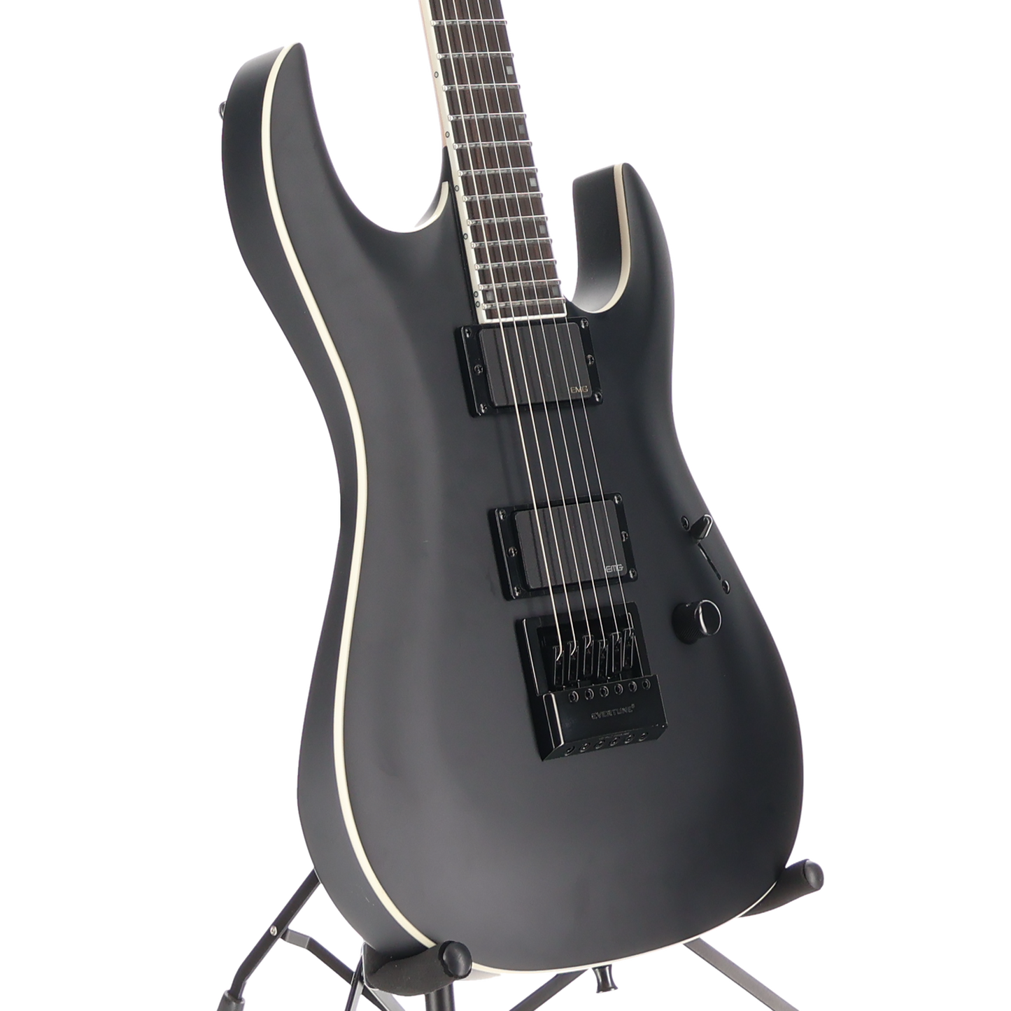 BC Rich Andy James Signature Assassin 6 Matte Black - EMG 85 & 81 Pickup Mod (W11) (60324)
