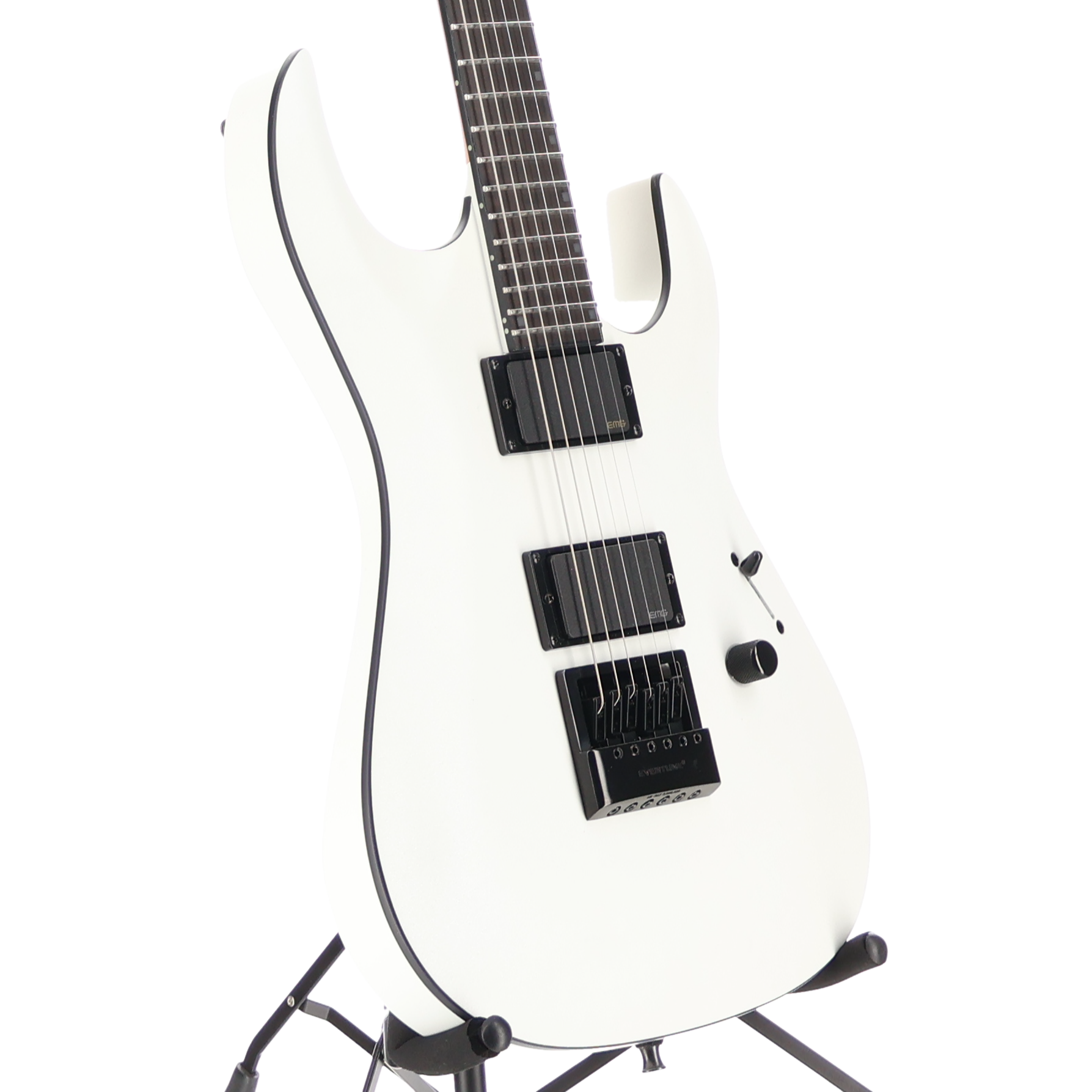 BC Rich Andy James Signature Assassin 6 Matte White - EMG 85 & 81 Pickup Mod (T1) (60330)